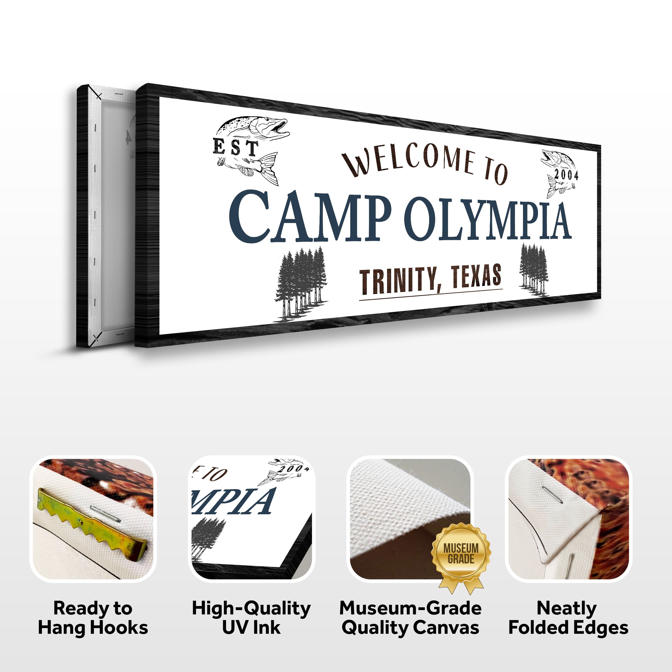 Welcome To Camp Sign on sale at MyriadMart