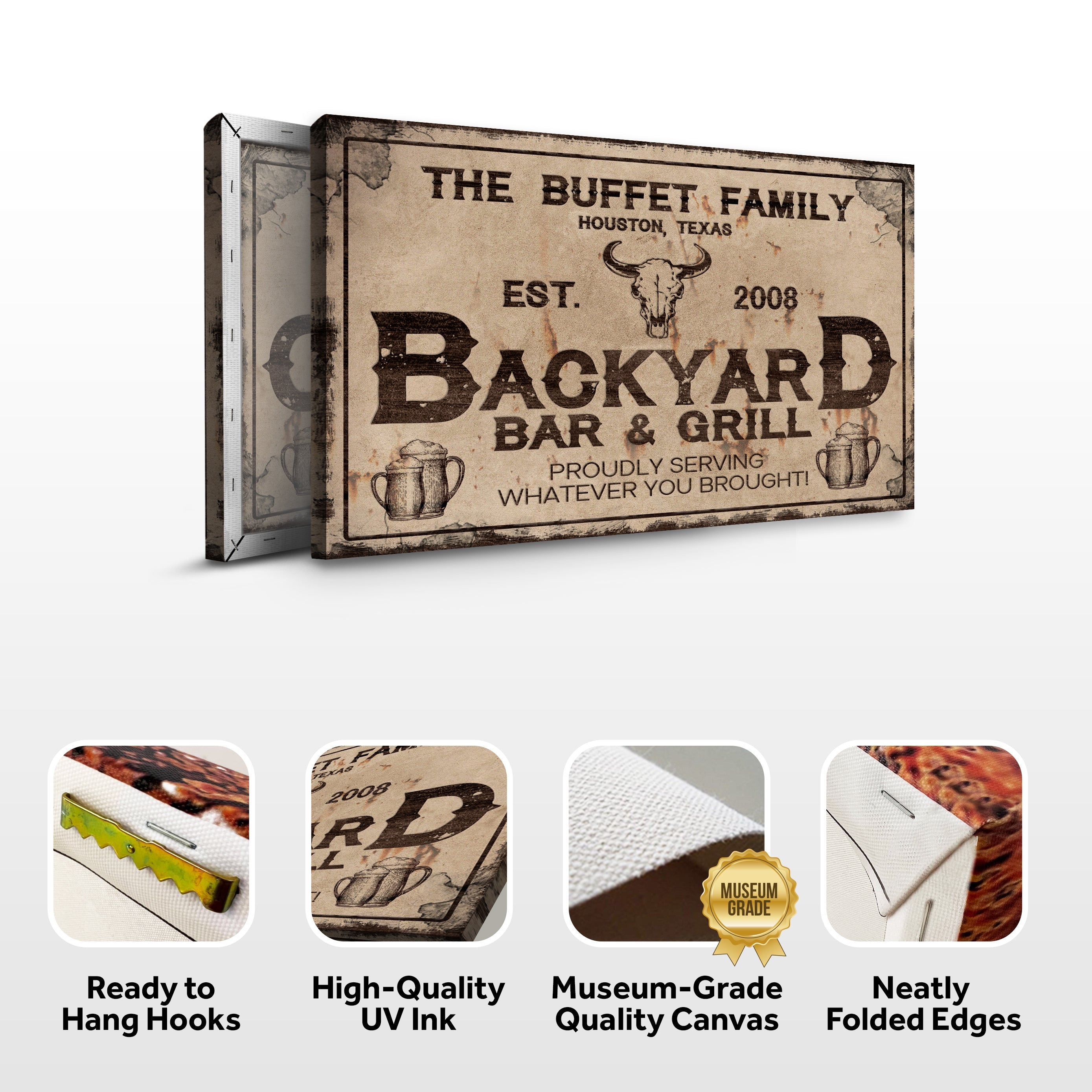 Backyard Bar & Grill Sign VIII on sale at MyriadMart
