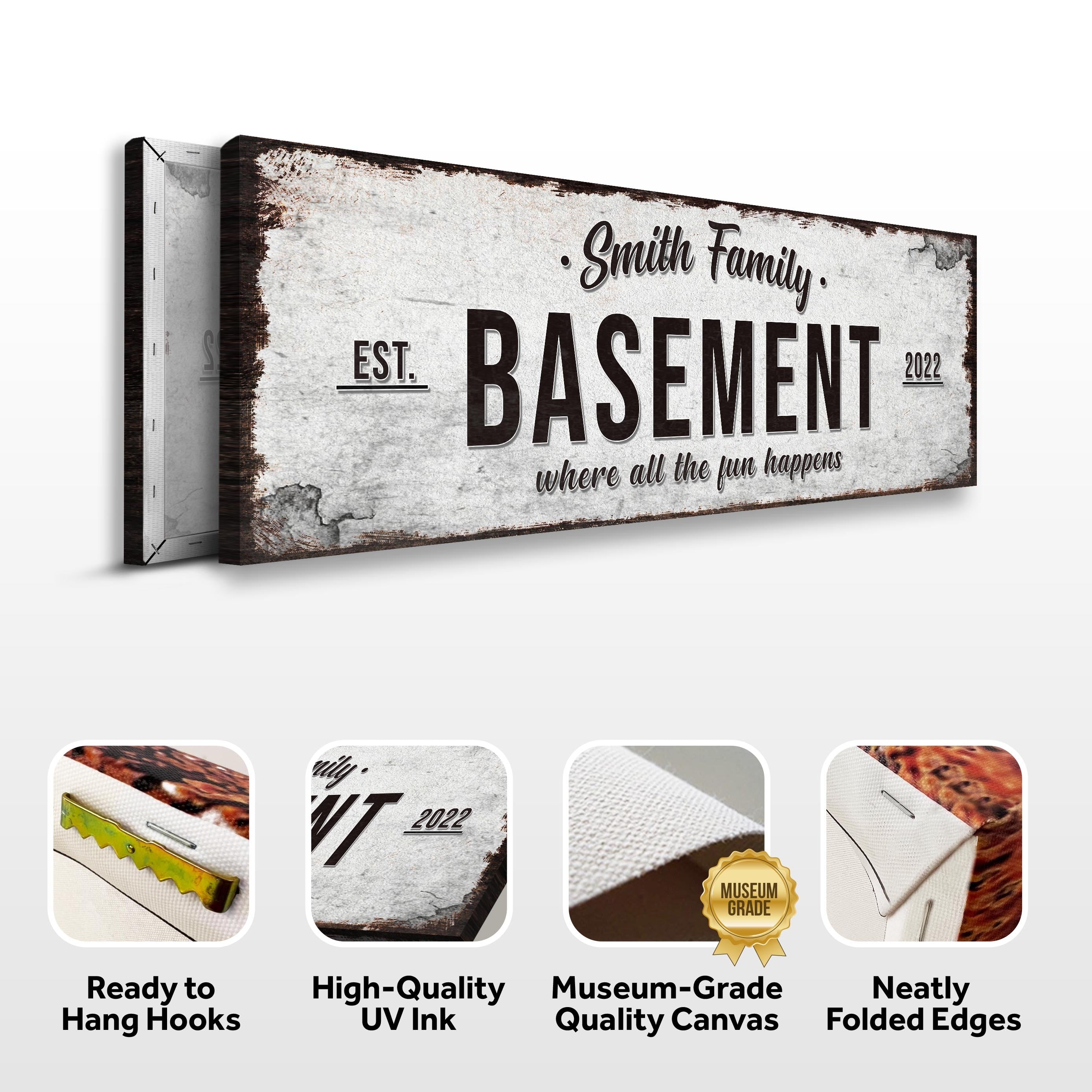 Family Basement Sign III on sale at MyriadMart