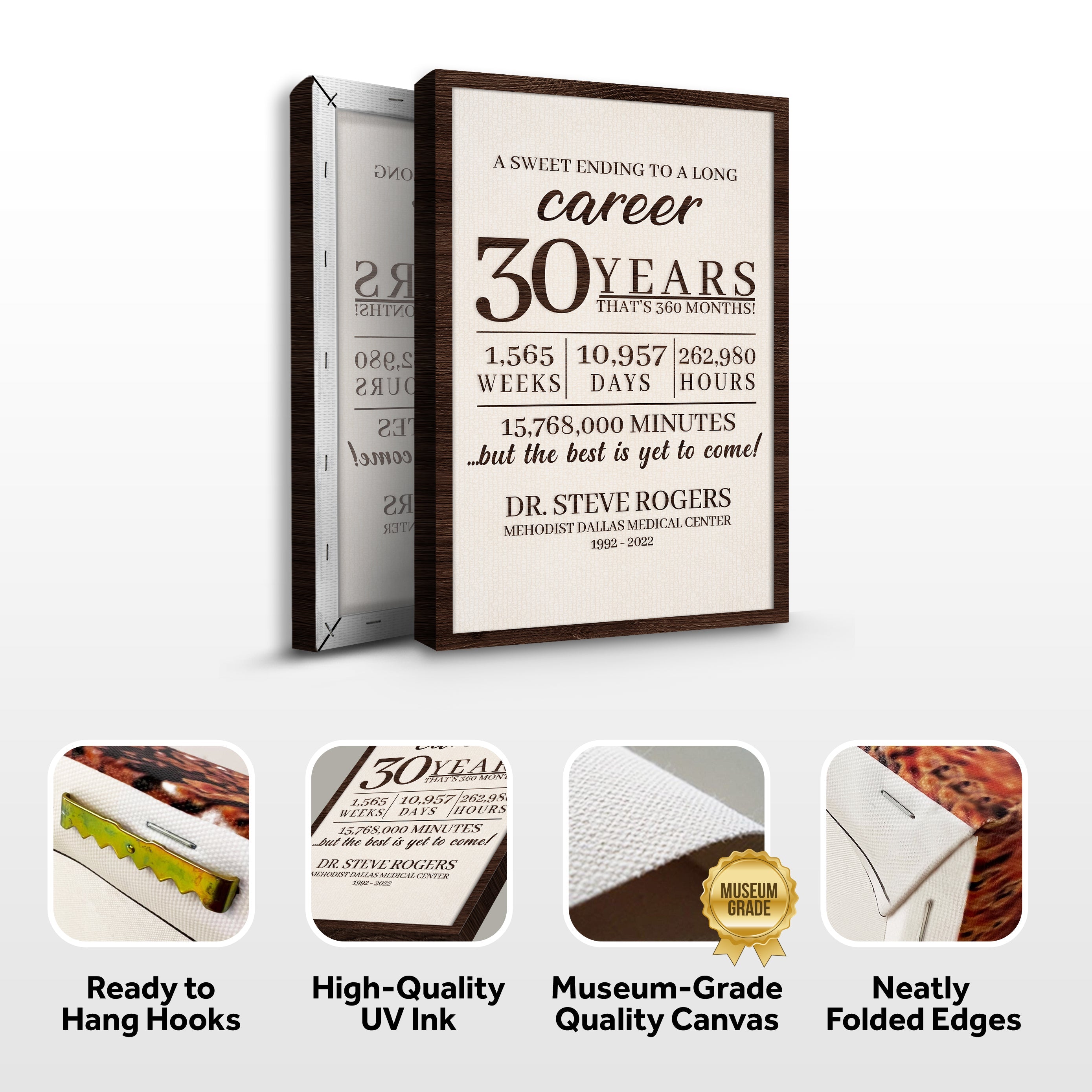 A Sweet Ending To A Long Career Sign on sale at MyriadMart