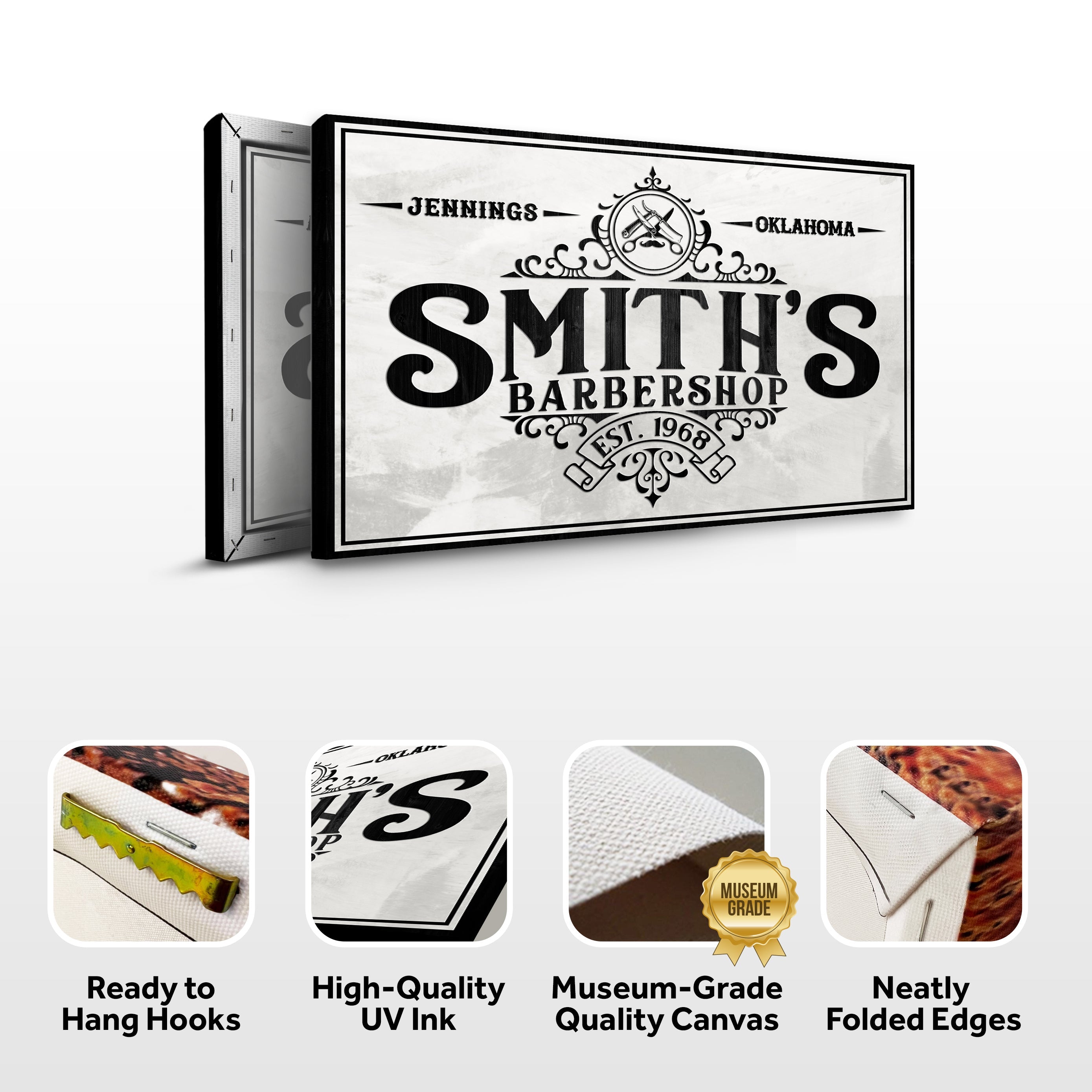 Barbershop Sign IV on sale at MyriadMart