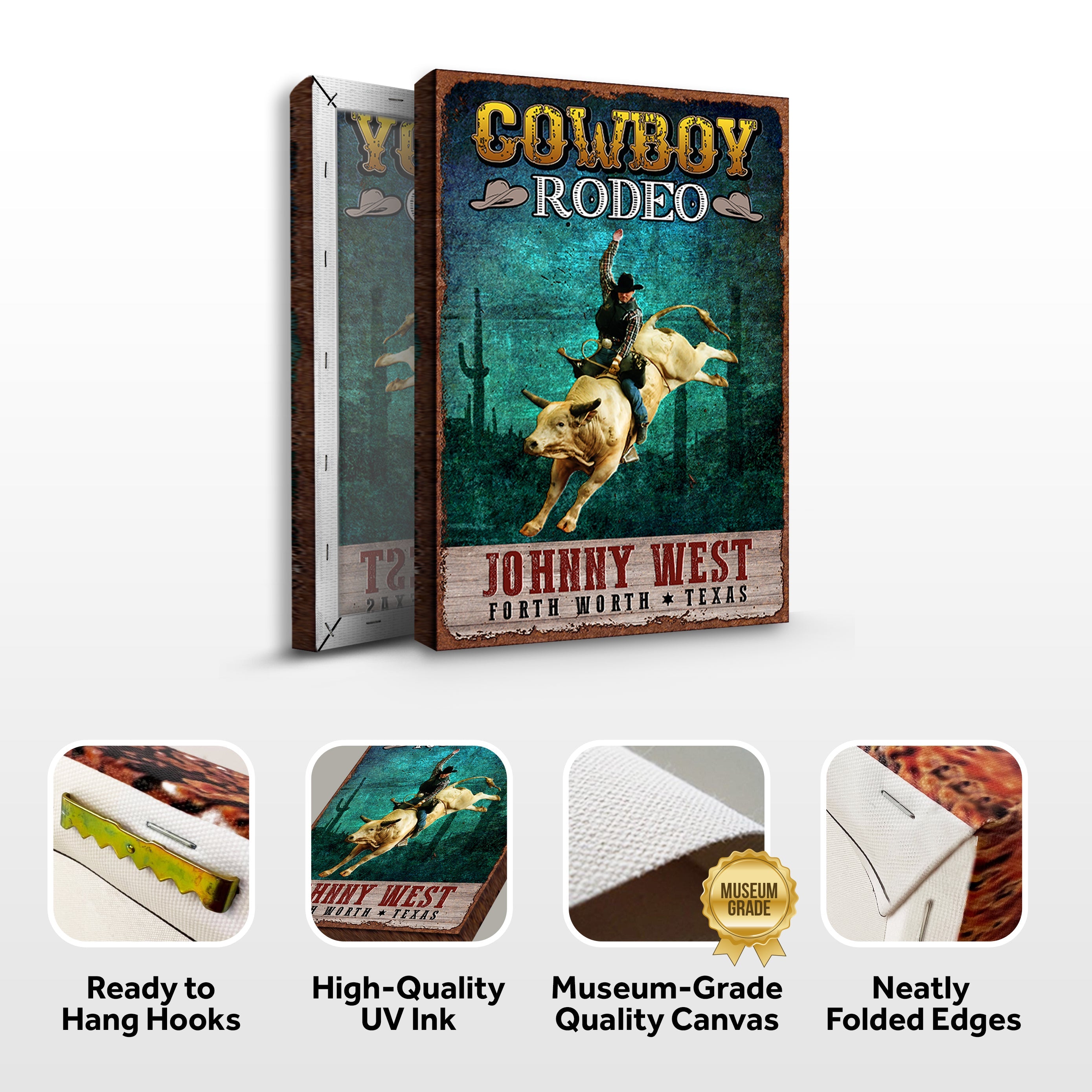 Cowboy Rodeo Show Sign on sale at MyriadMart