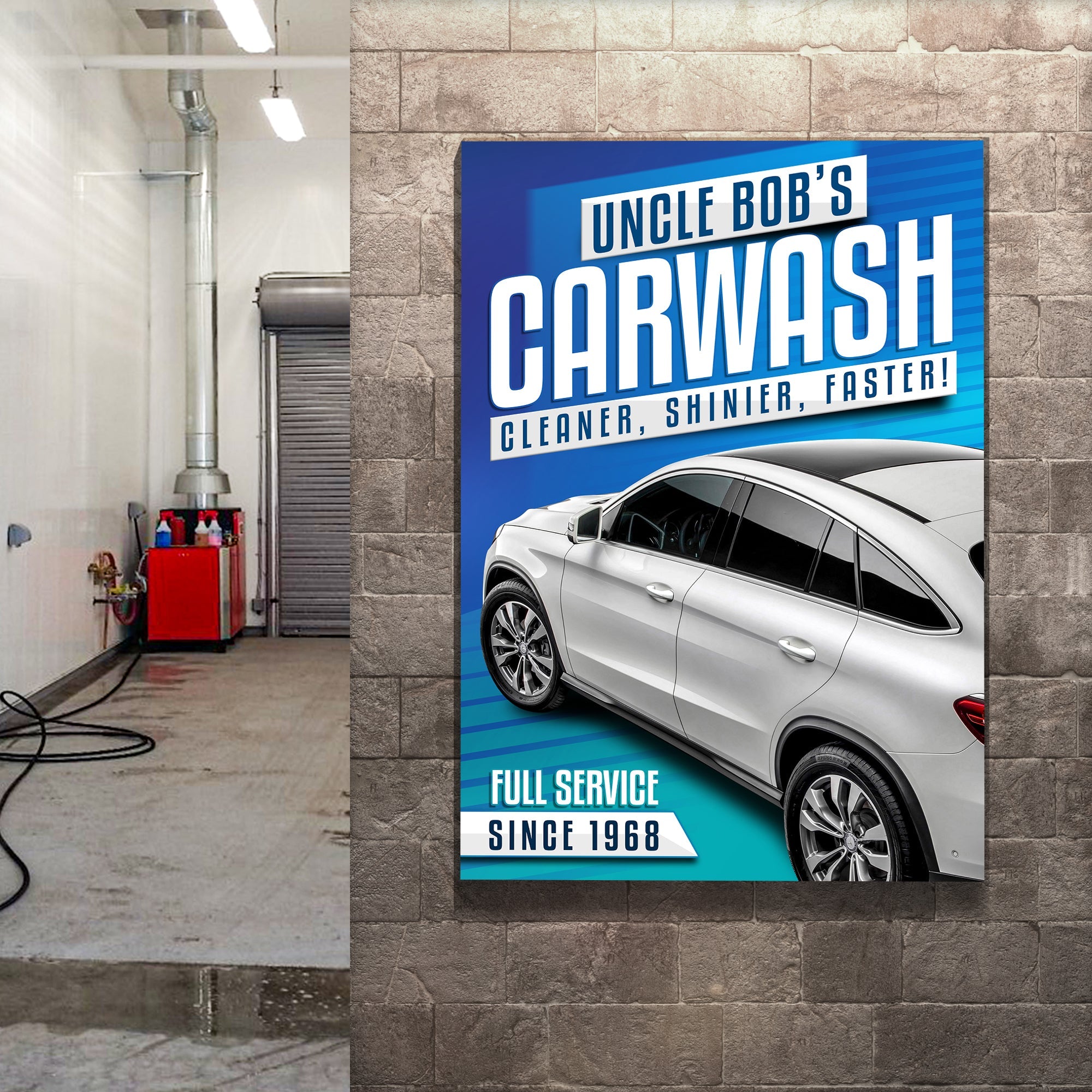 Car Wash Sign on sale at MyriadMart