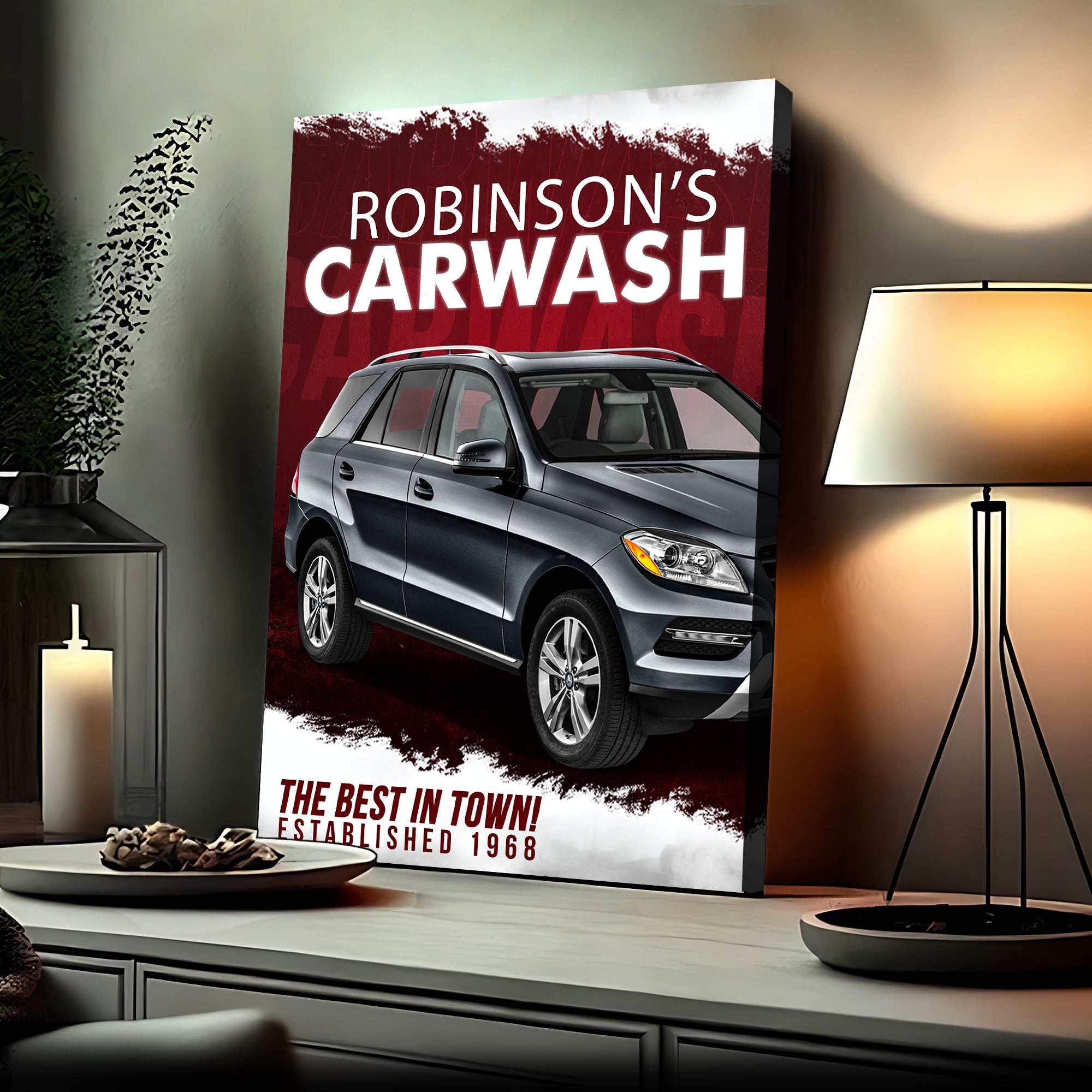 Car Wash Sign II on sale at MyriadMart