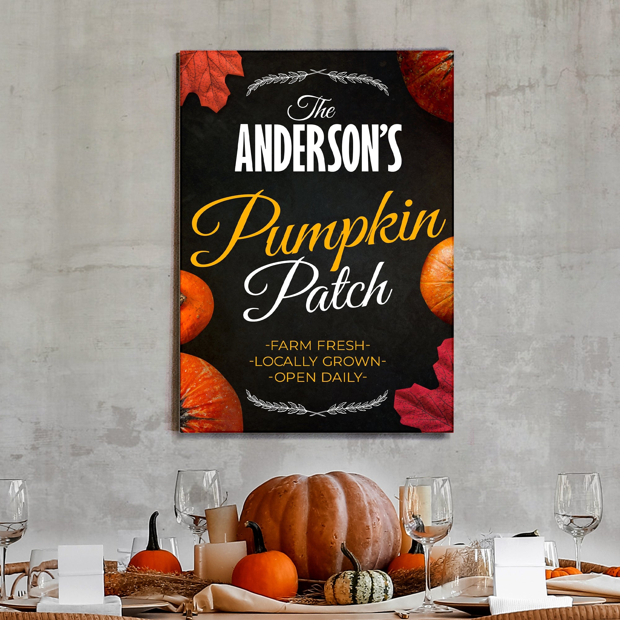 Pumpkin Patch Sign VI on sale at MyriadMart