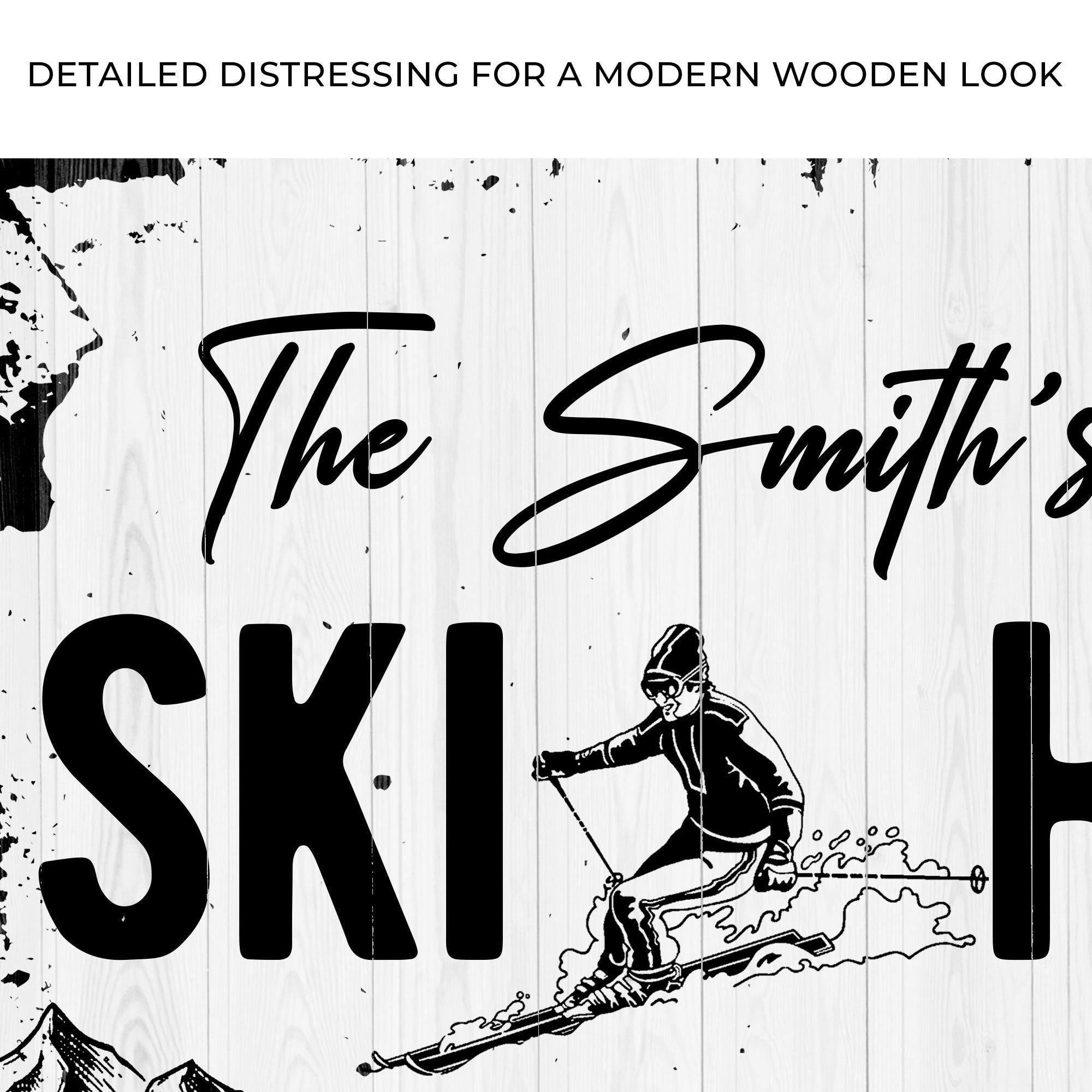 Ski House Sign on sale at MyriadMart