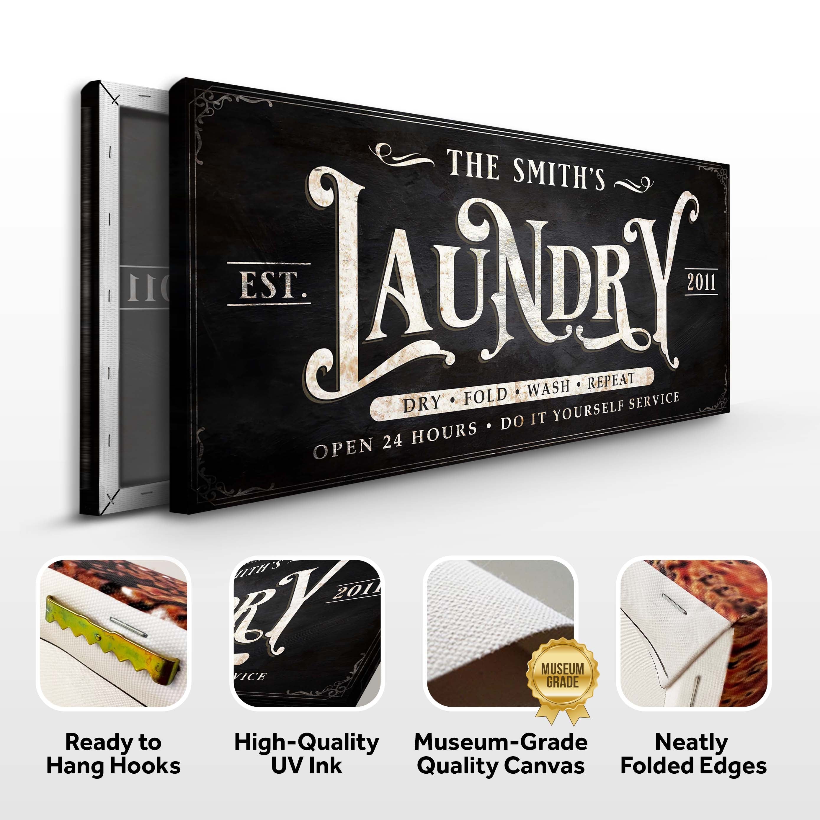 Laundry Sign IV on sale at MyriadMart