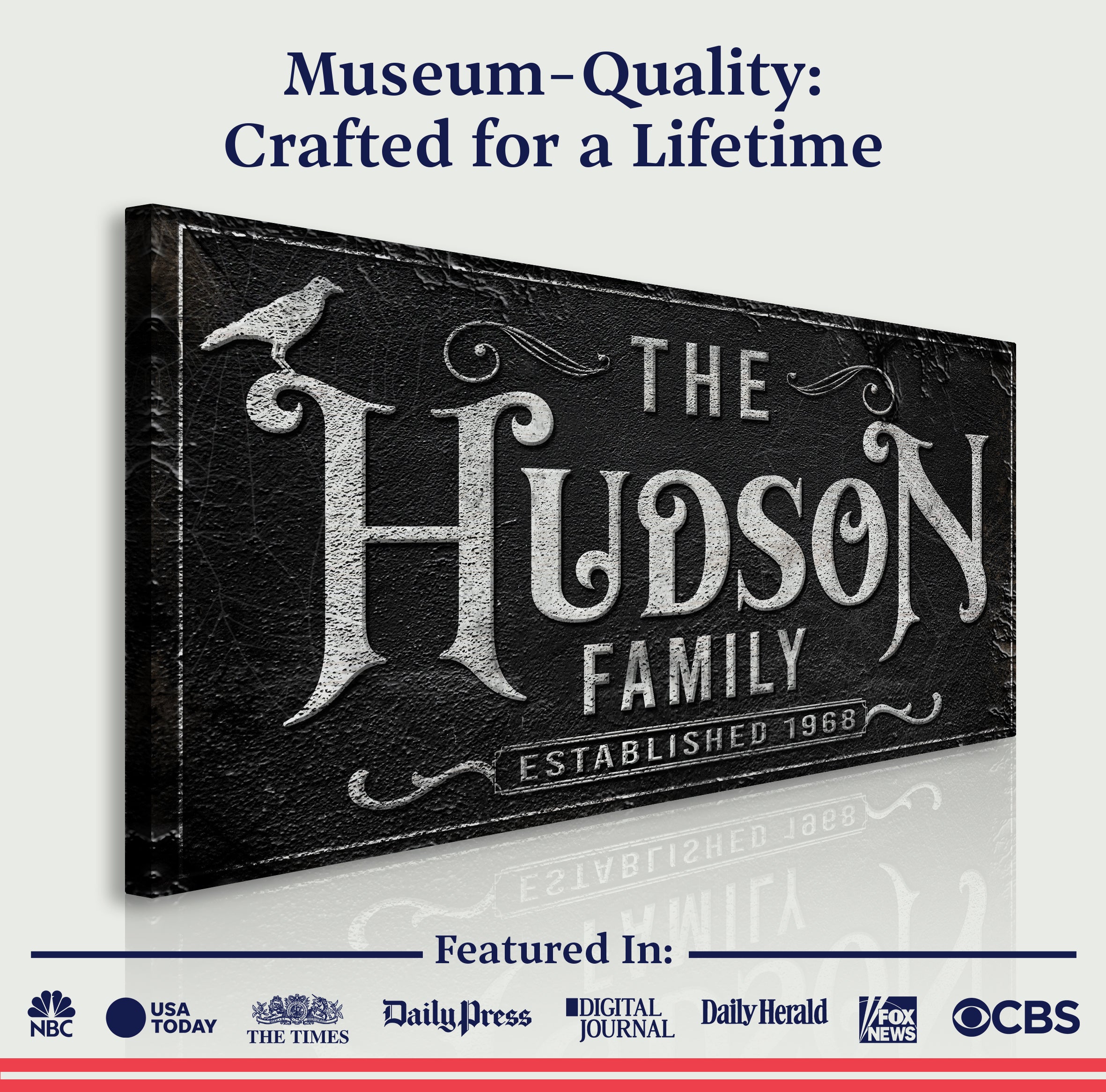 Personalized Gothic Sign IV on sale at MyriadMart