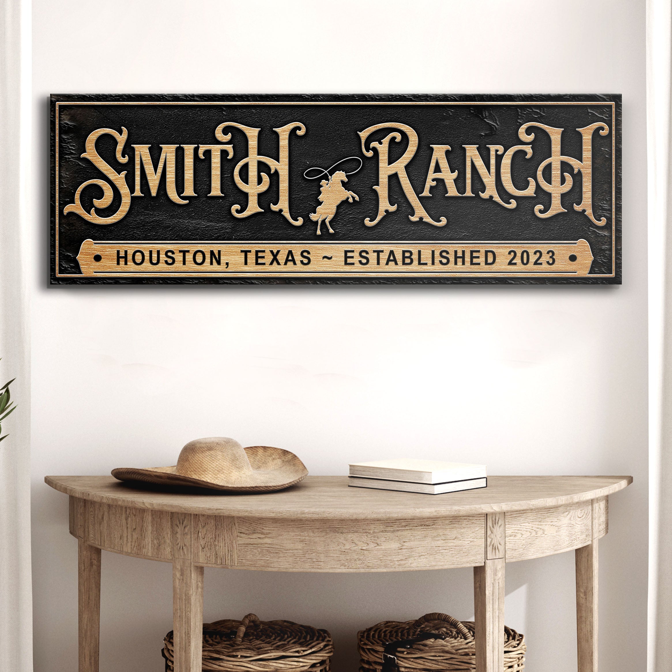 Personalized Horse Ranch Sign on sale at MyriadMart