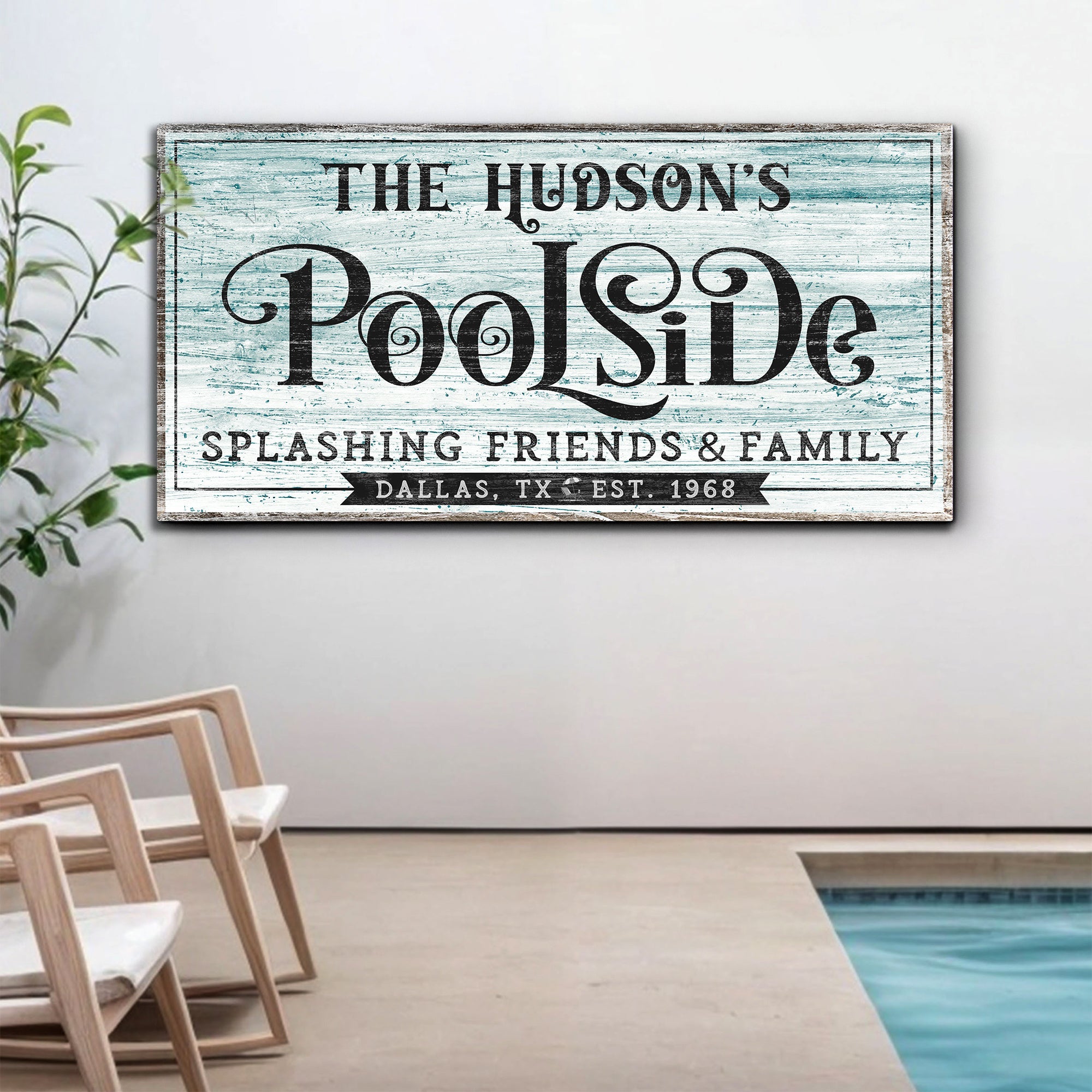 Personalized Poolside Sign on sale at MyriadMart
