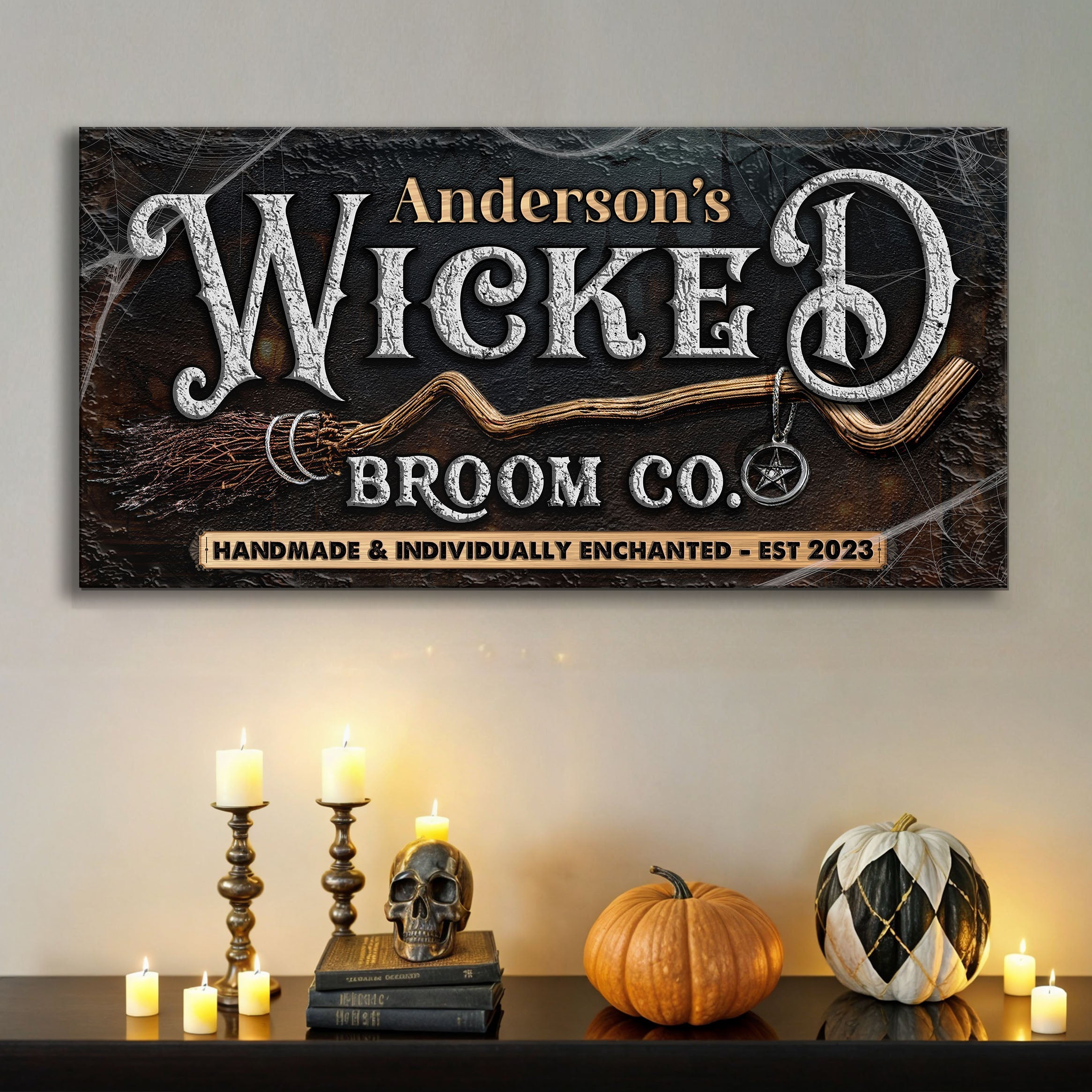 Personalized Wicked Halloween Sign II on sale at MyriadMart