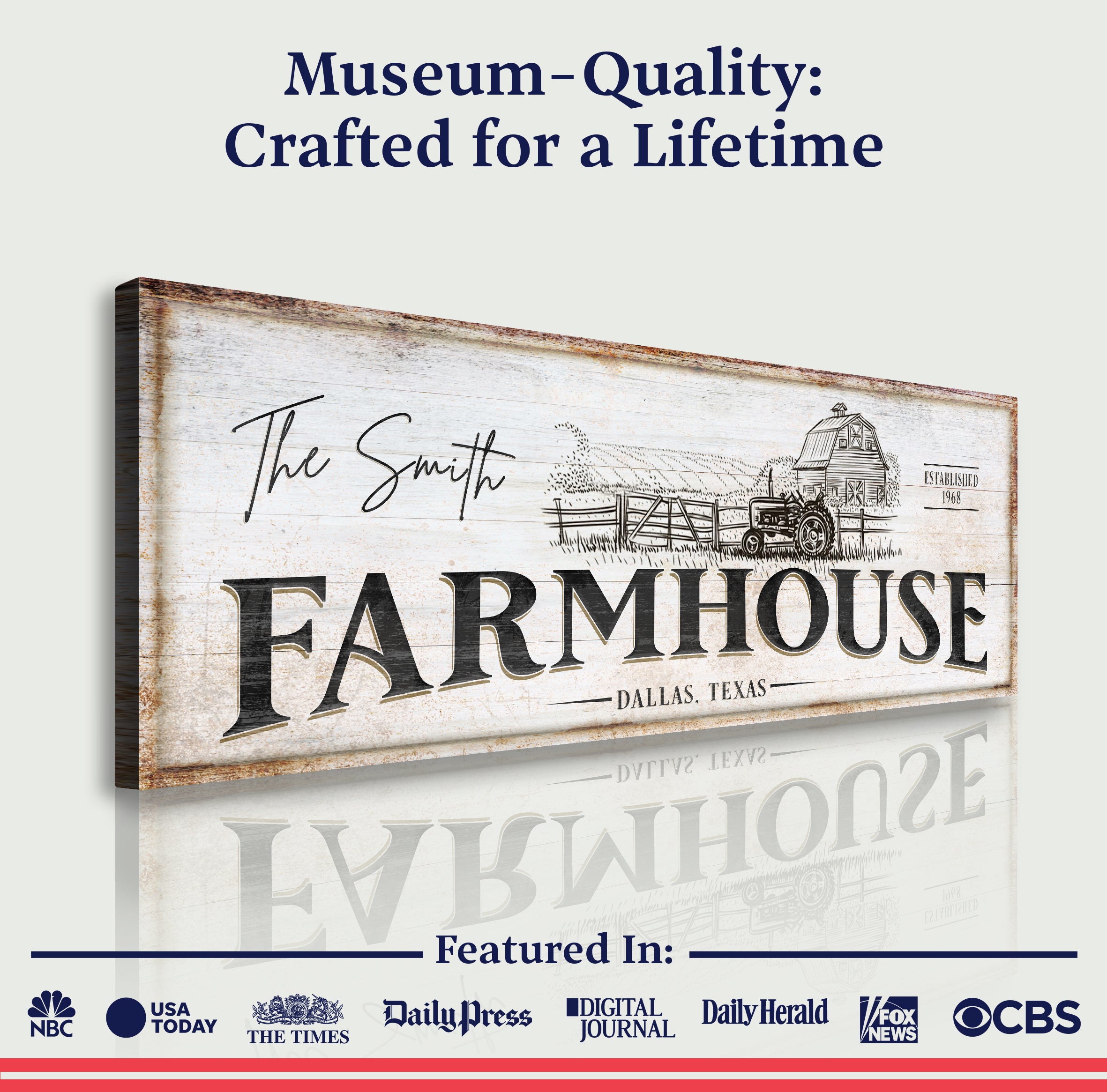 Rustic Farmhouse Sign III on sale at MyriadMart