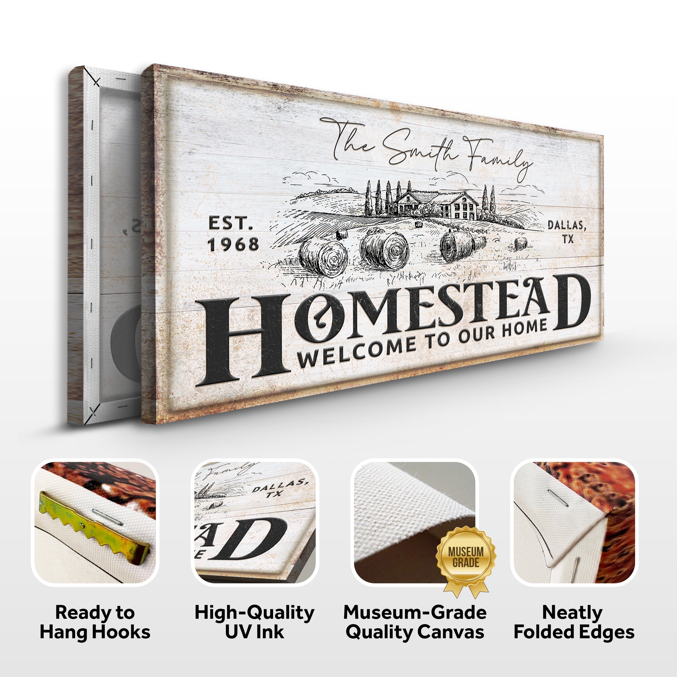 Vintage Homestead Sign IV on sale at MyriadMart