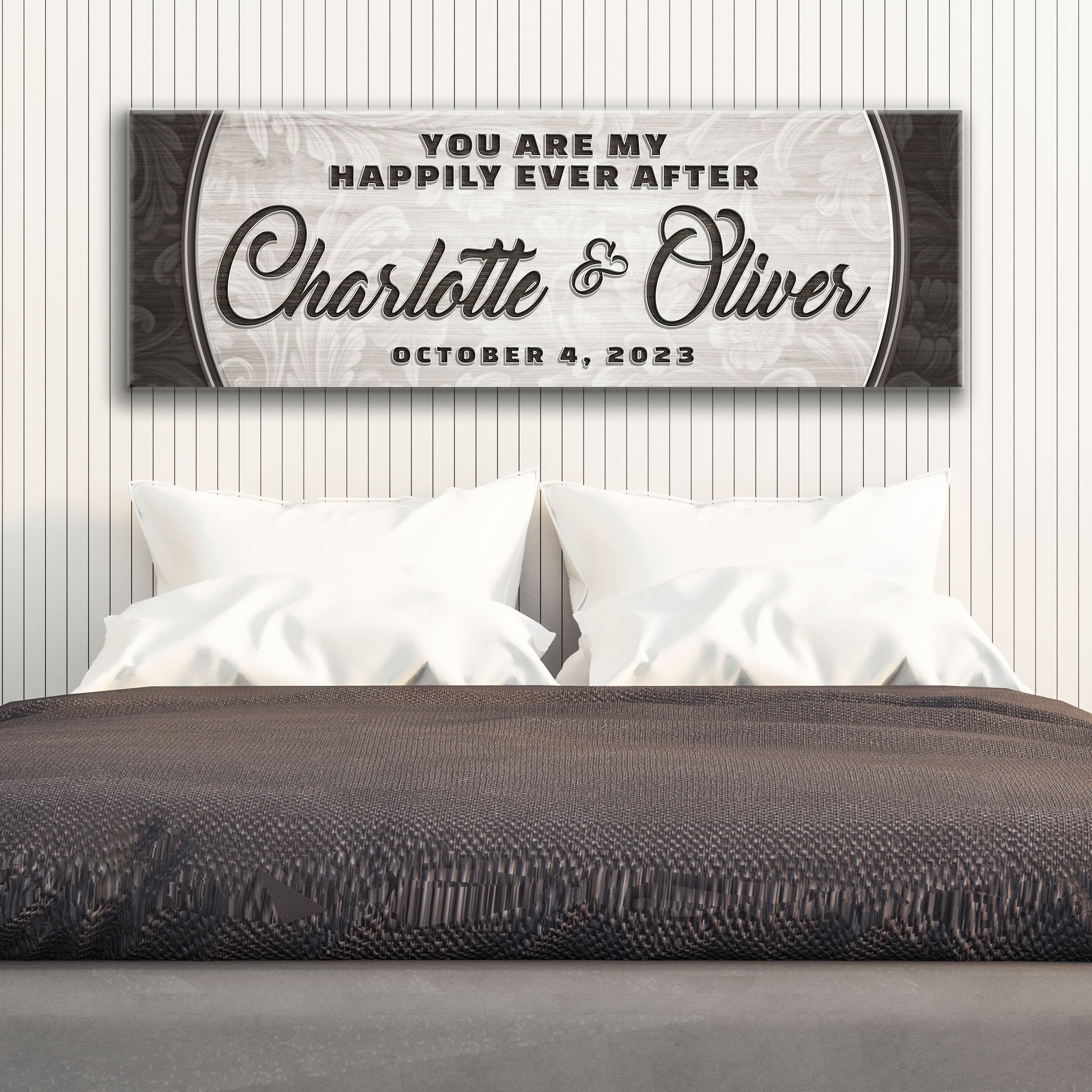 Personalized Happily Ever After Couple Sign III on sale at MyriadMart