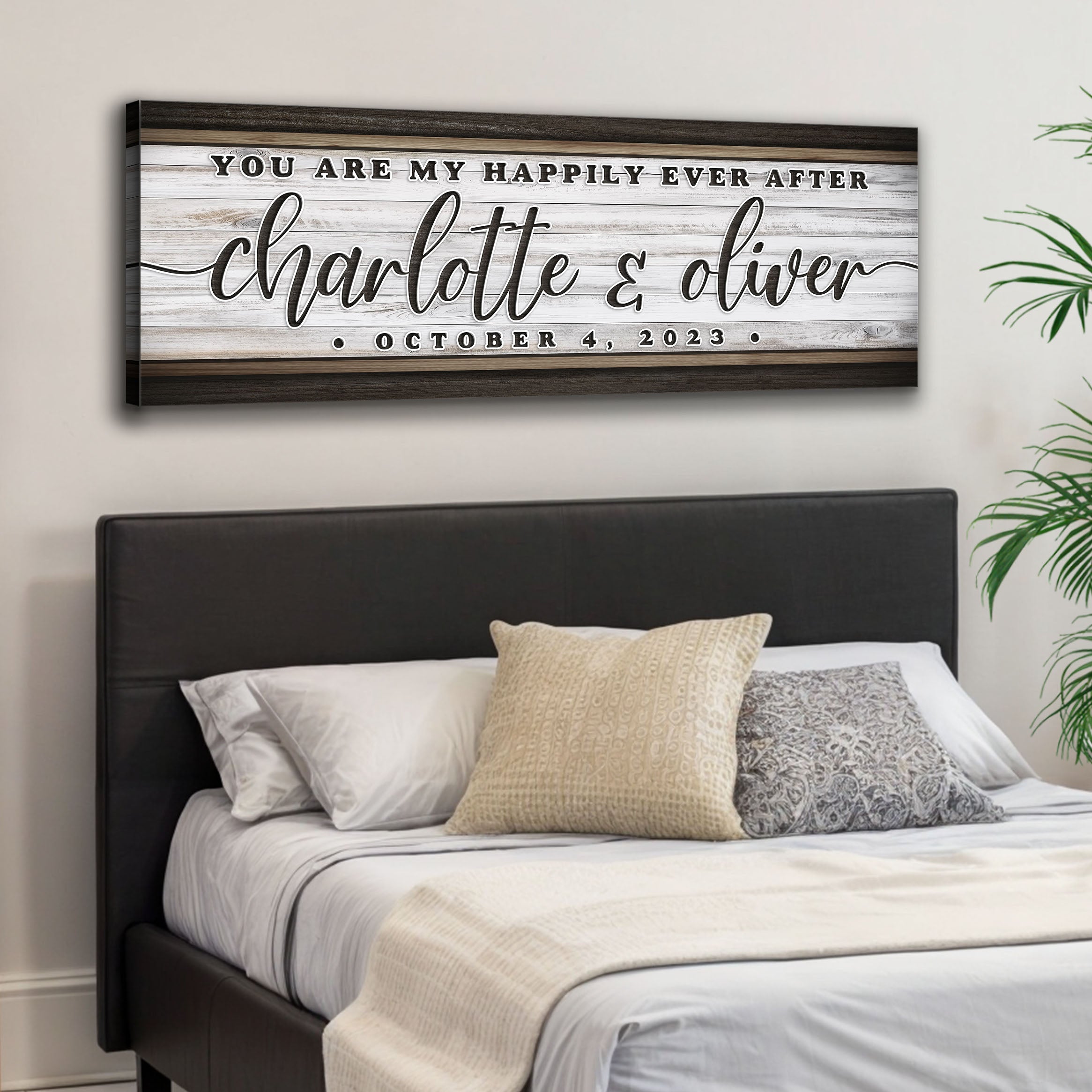 Personalized Happily Ever After Couple Sign II on sale at MyriadMart