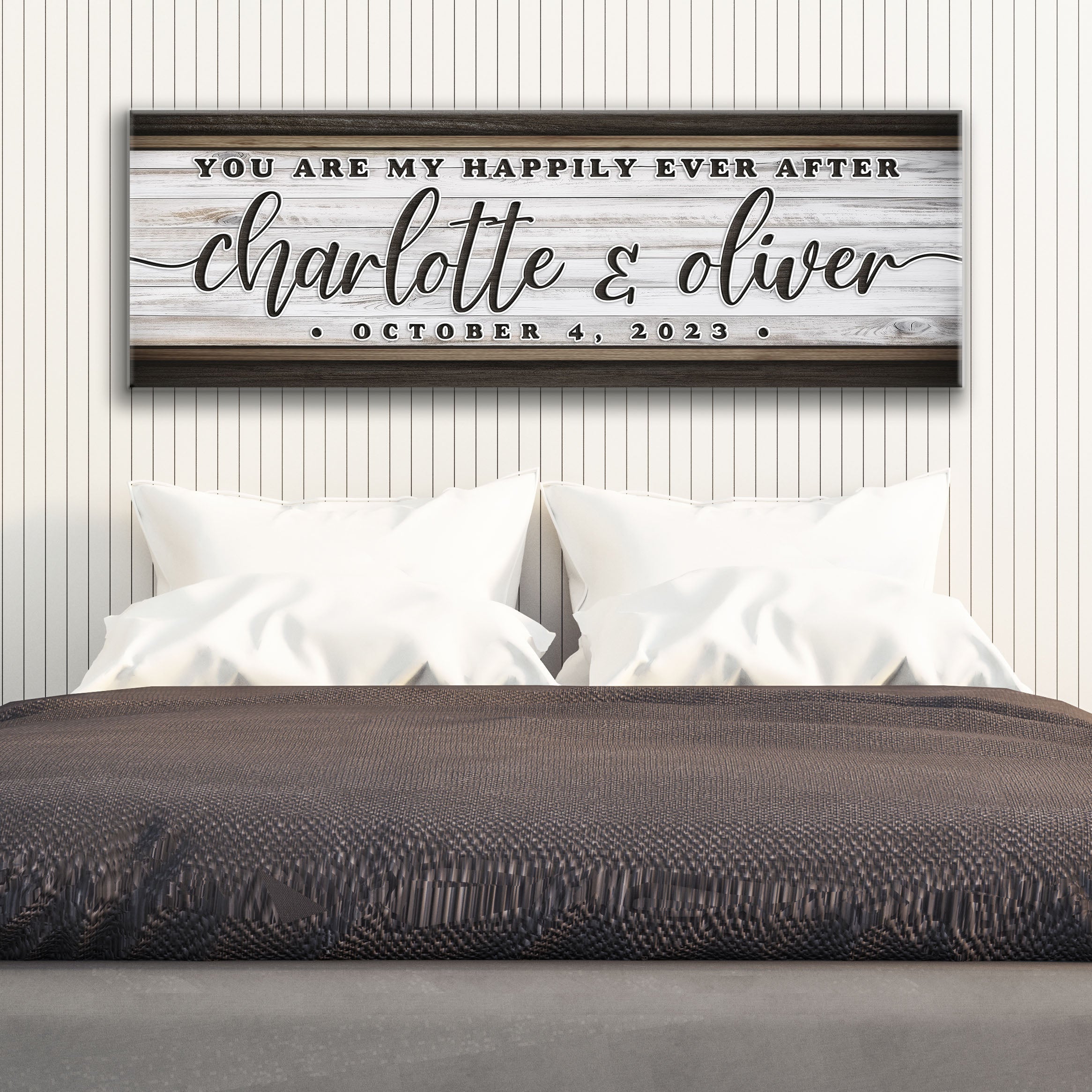 Personalized Happily Ever After Couple Sign II on sale at MyriadMart