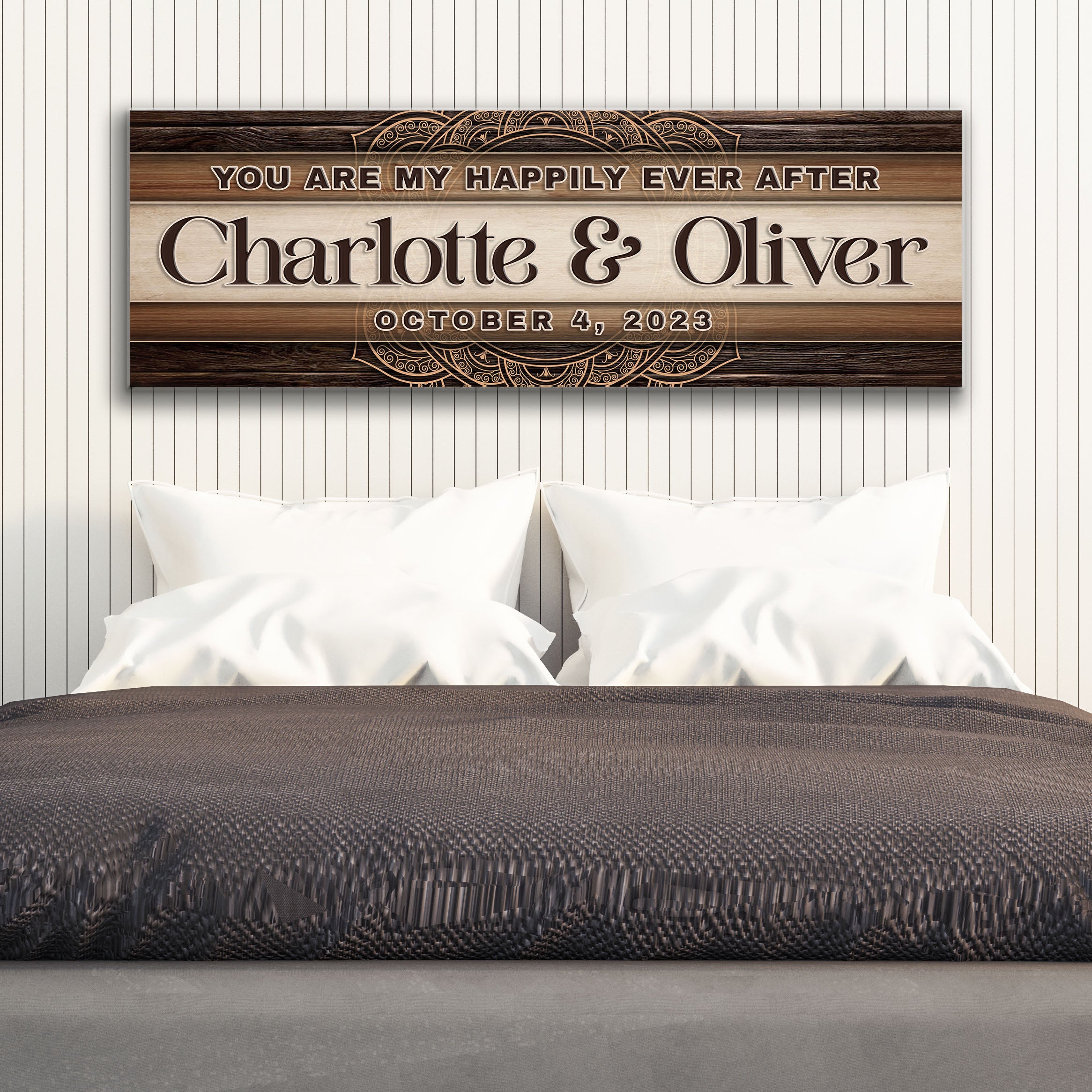 Personalized Happily Ever After Couple Sign IV on sale at MyriadMart