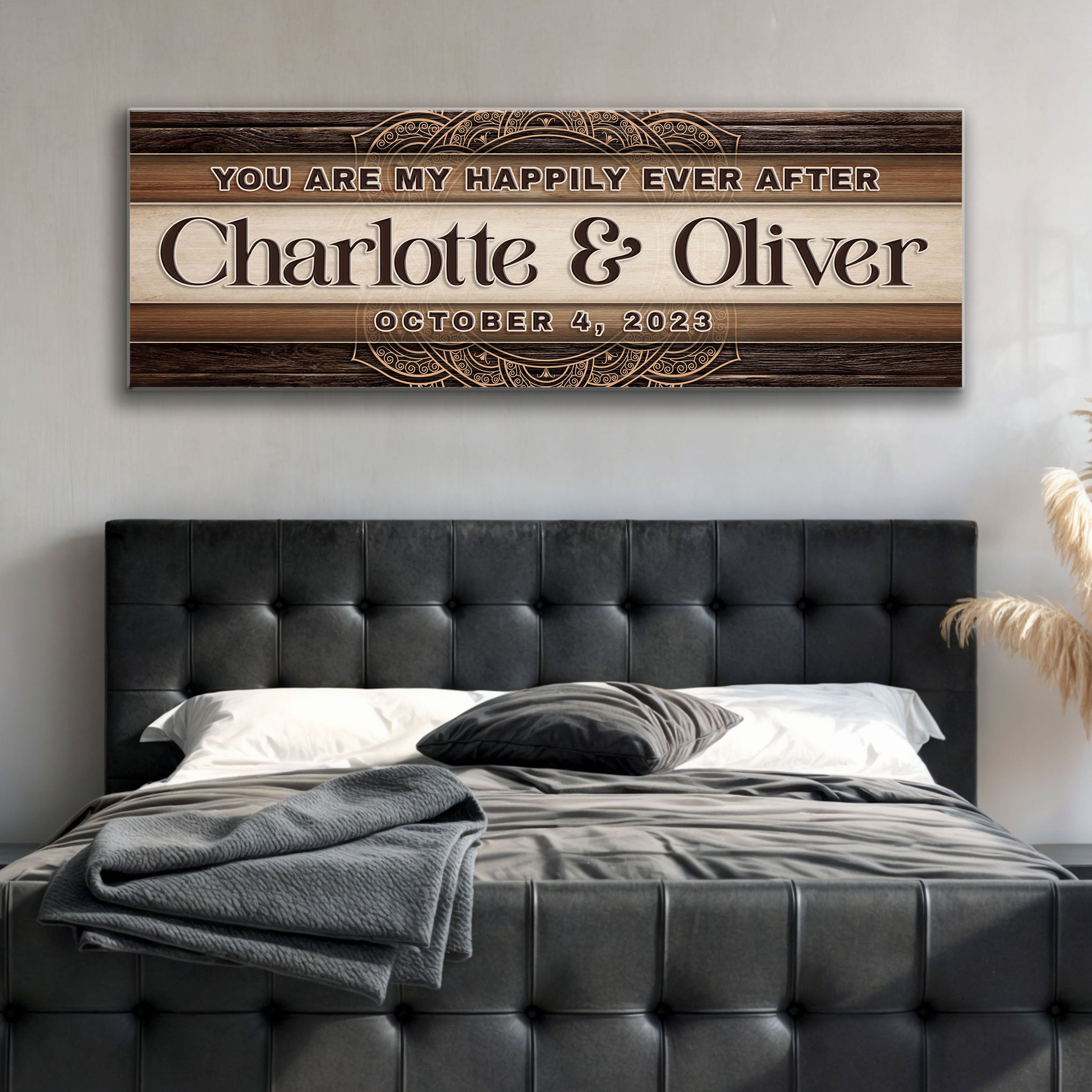 Personalized Happily Ever After Couple Sign IV on sale at MyriadMart