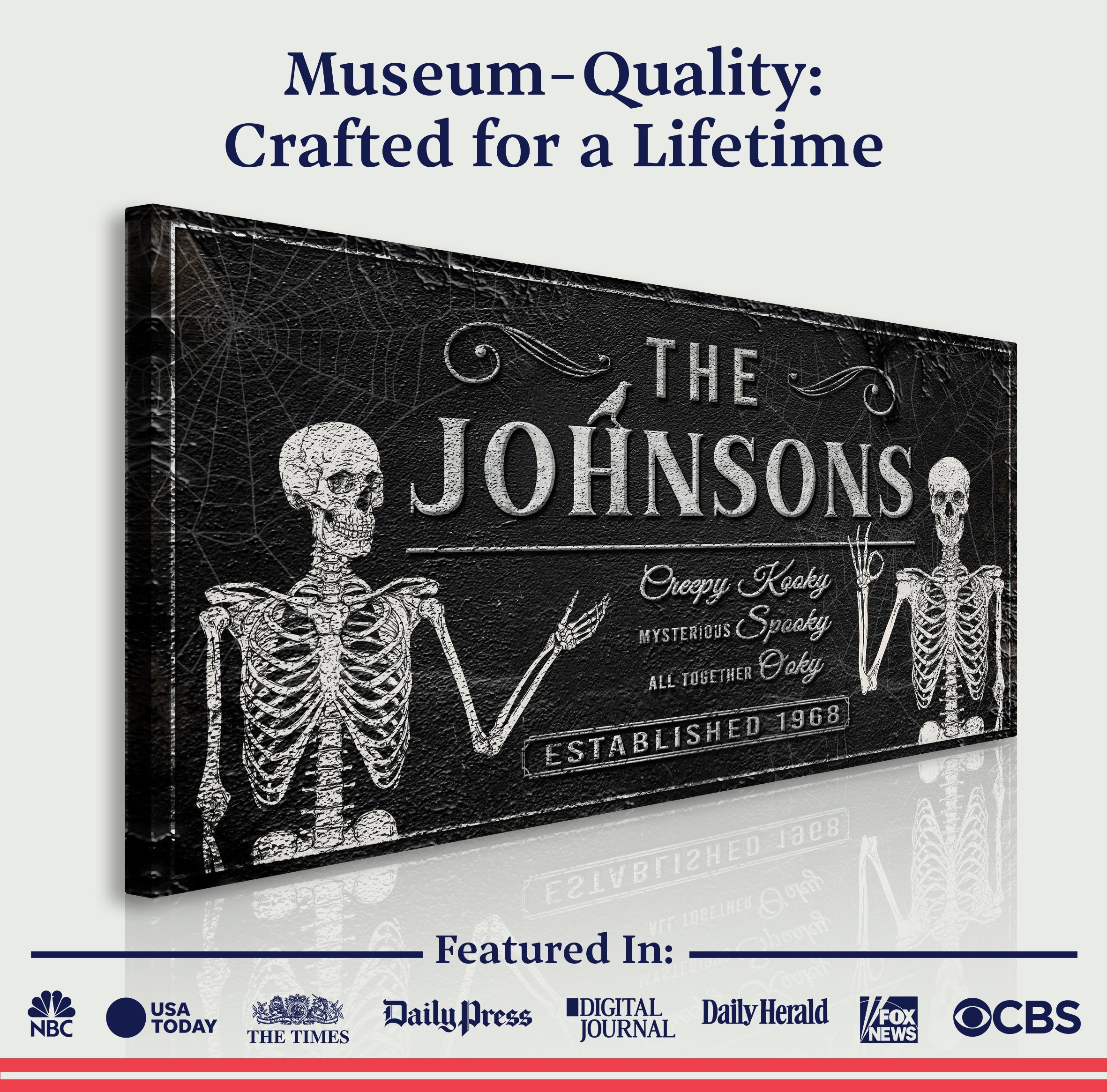 Gothic Family Sign V on sale at MyriadMart