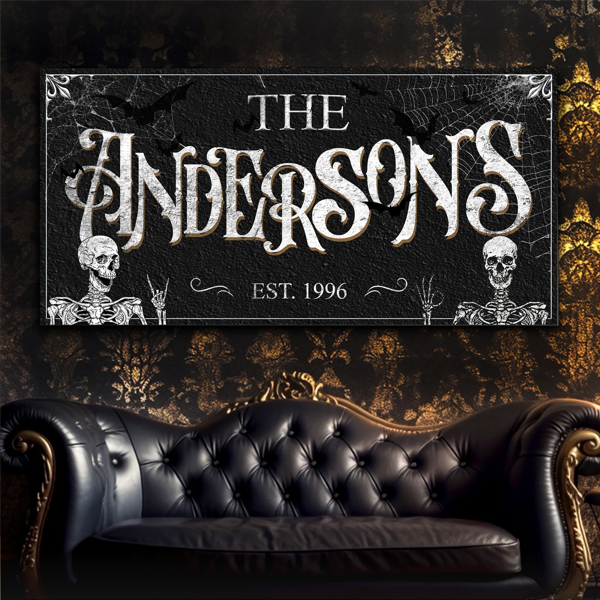 Personalized Gothic Sign V on sale at MyriadMart