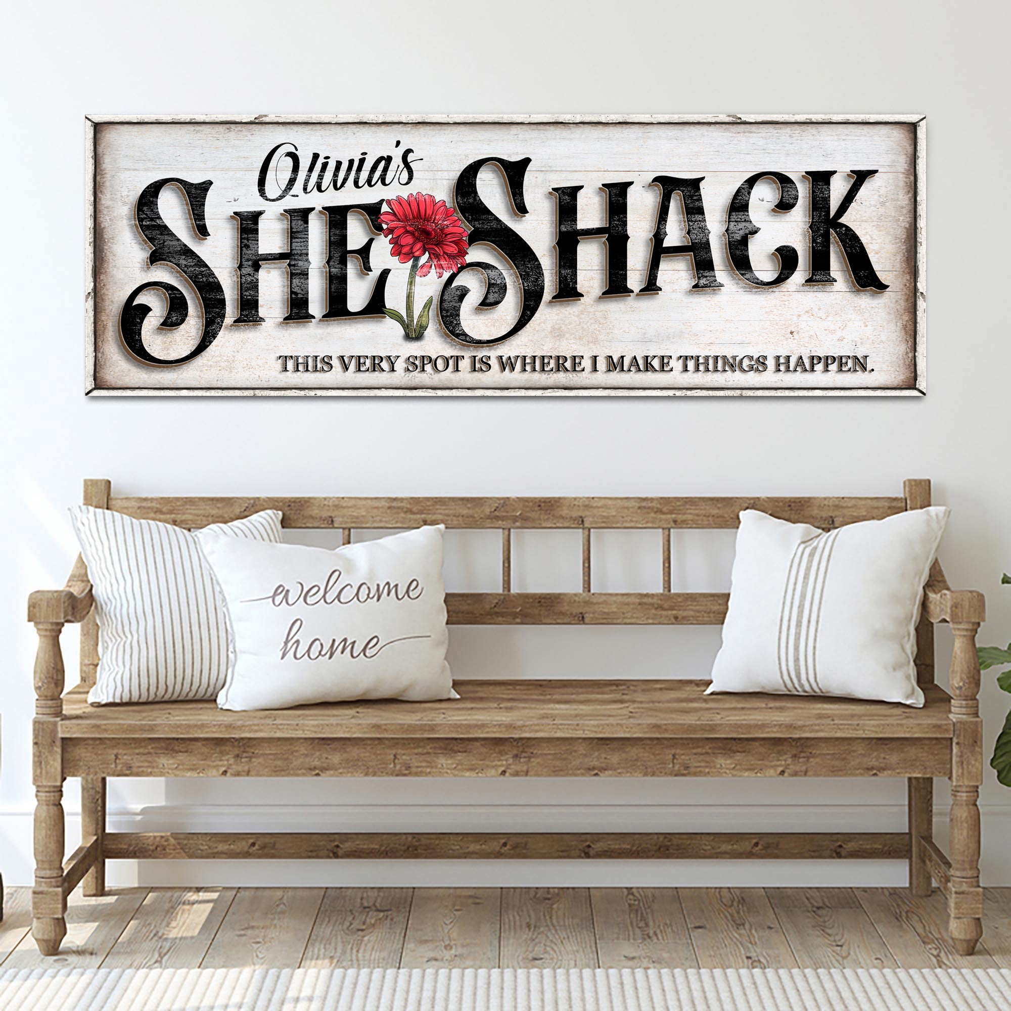Personalized She Shed Sign XVI on sale at MyriadMart