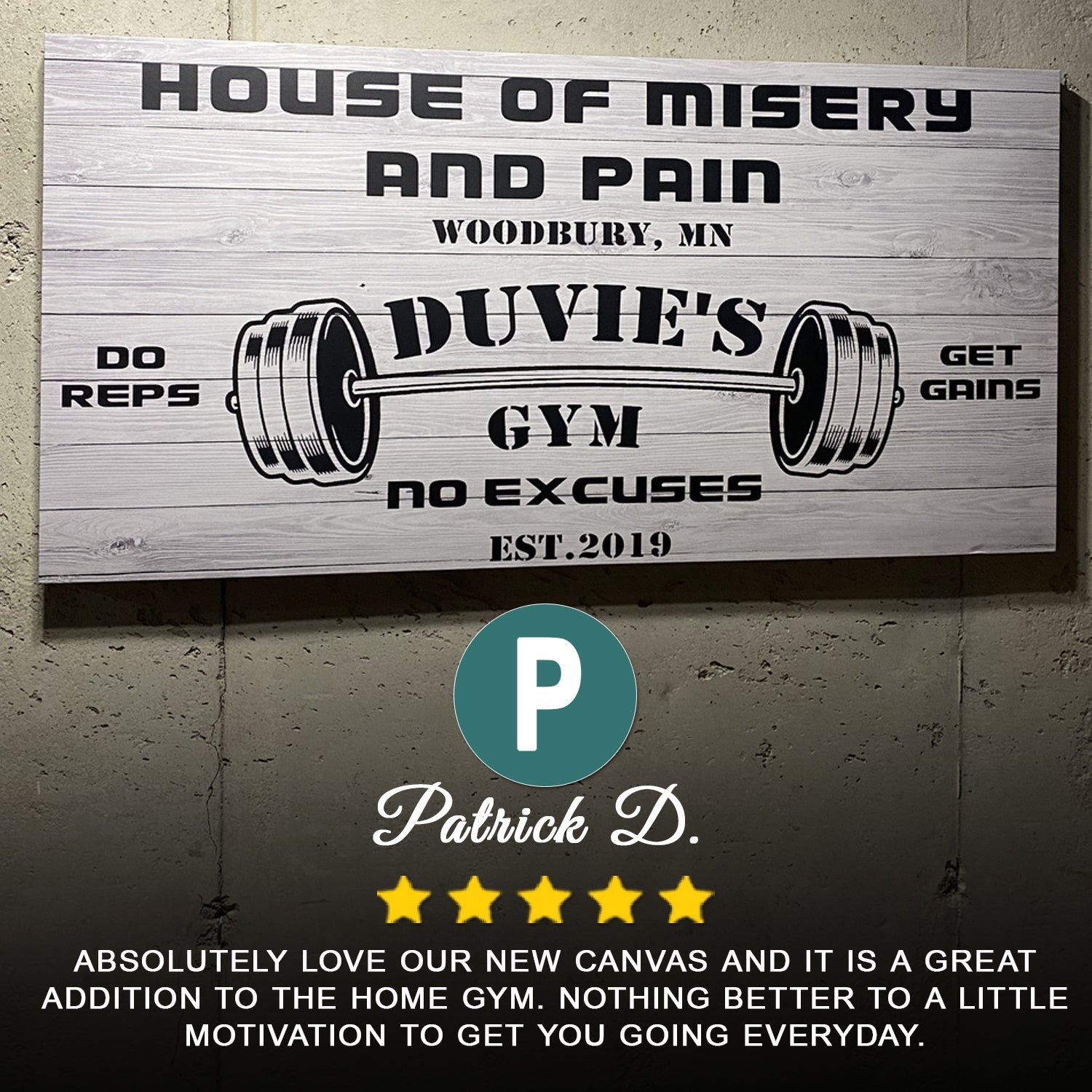 Gym Sign IV on sale at MyriadMart