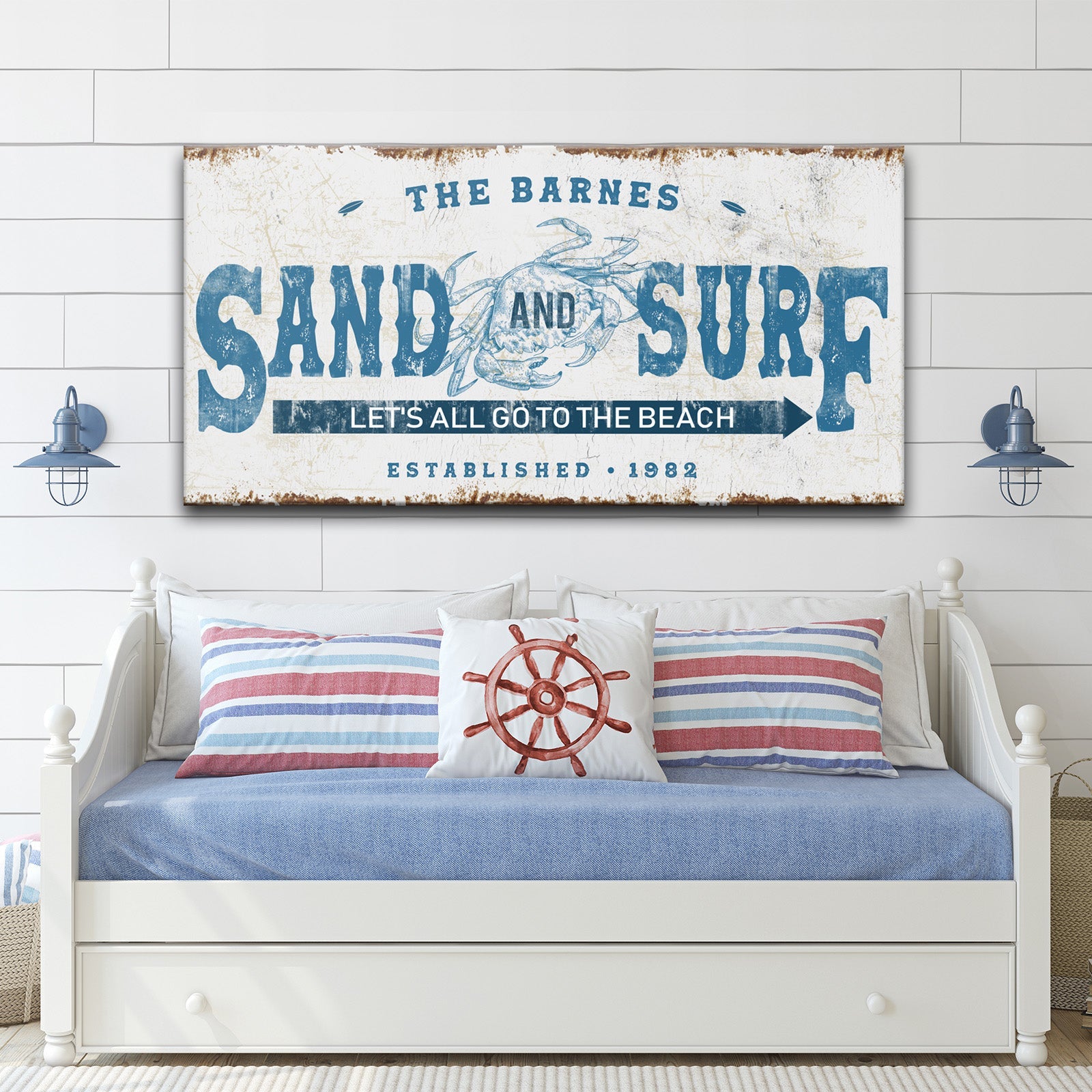Sand And Surf Sign on sale at MyriadMart