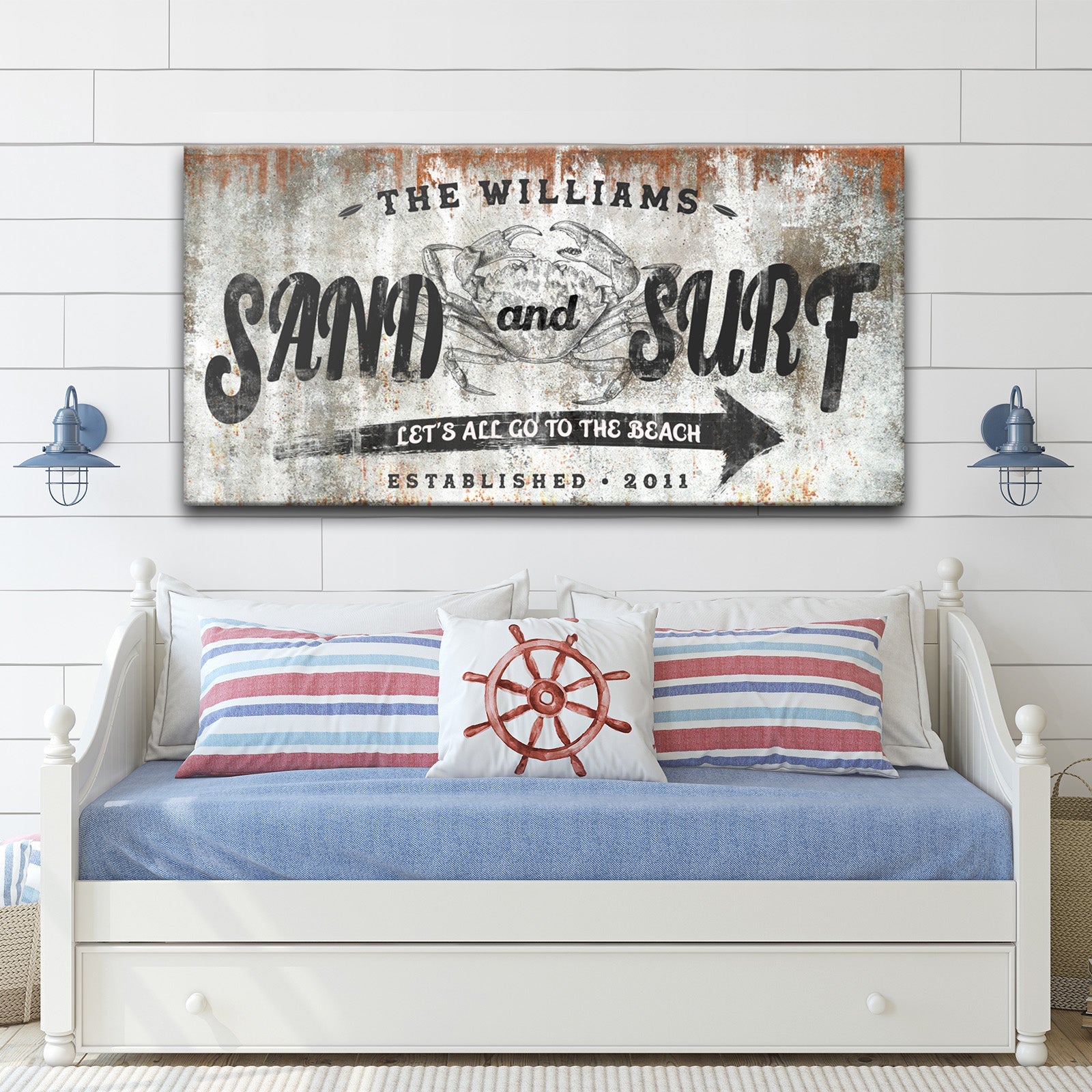 Sand And Surf Sign on sale at MyriadMart