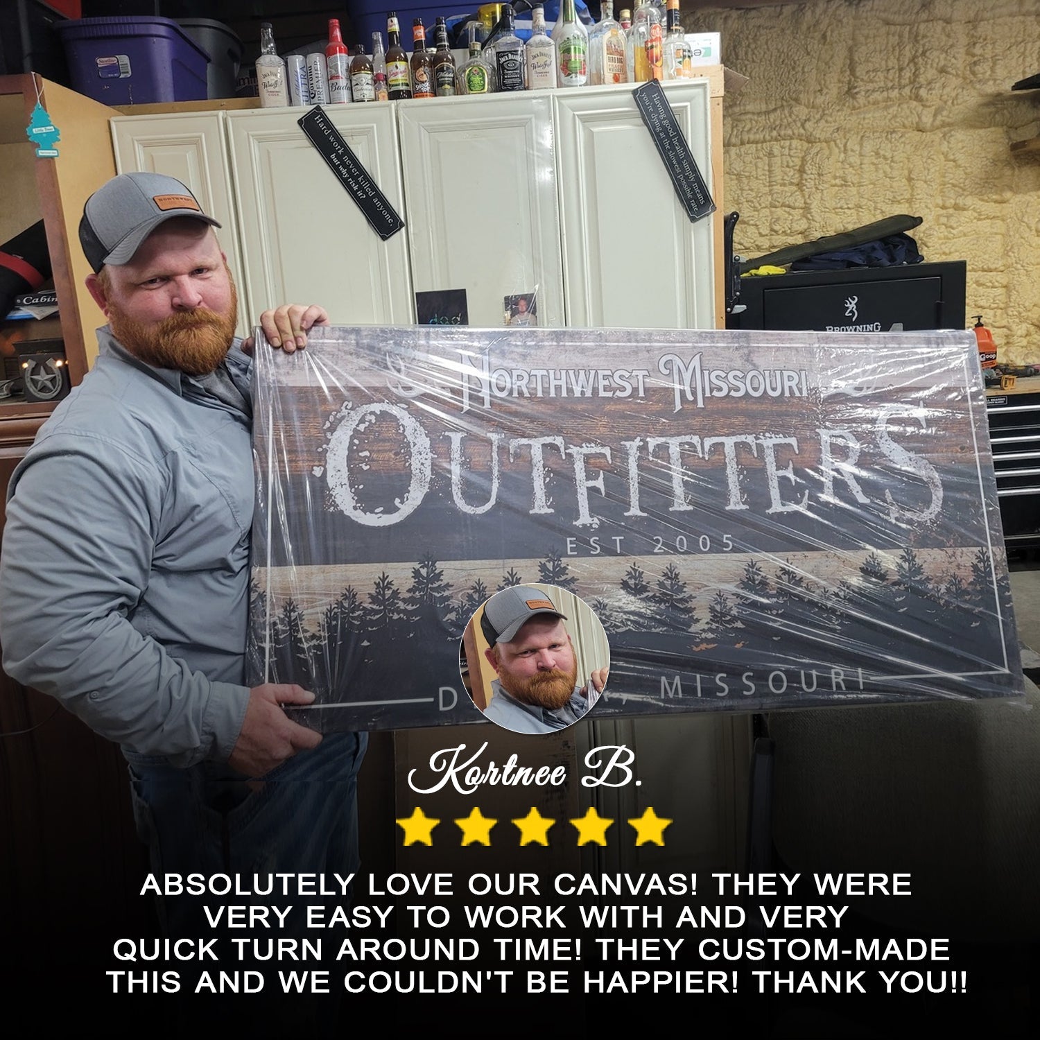 Fishing And Hunting Sign on sale at MyriadMart