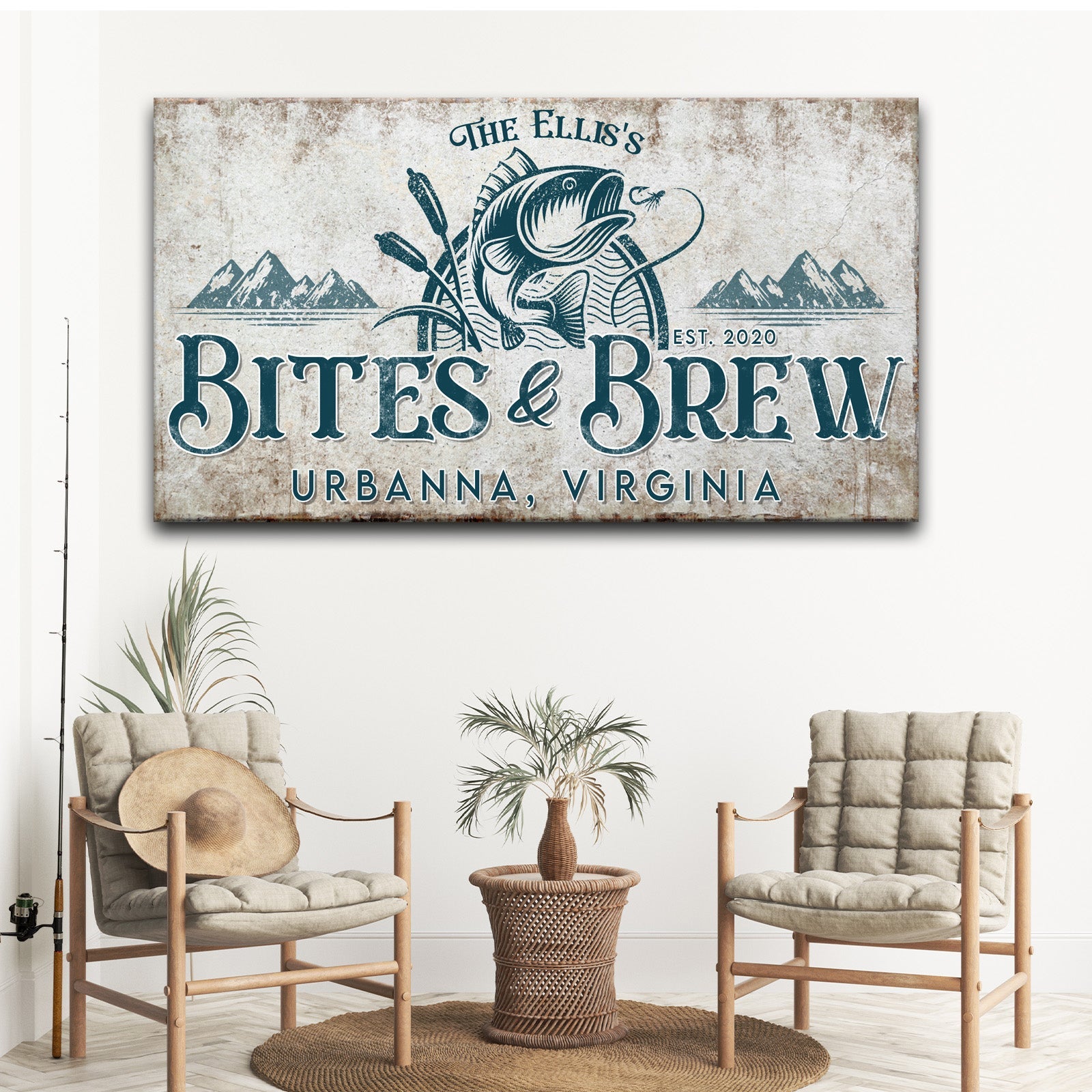 Bites and Brews Sign on sale at MyriadMart