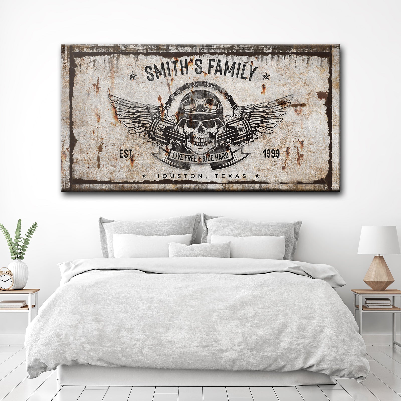 Live Free Ride Hard Sign on sale at MyriadMart