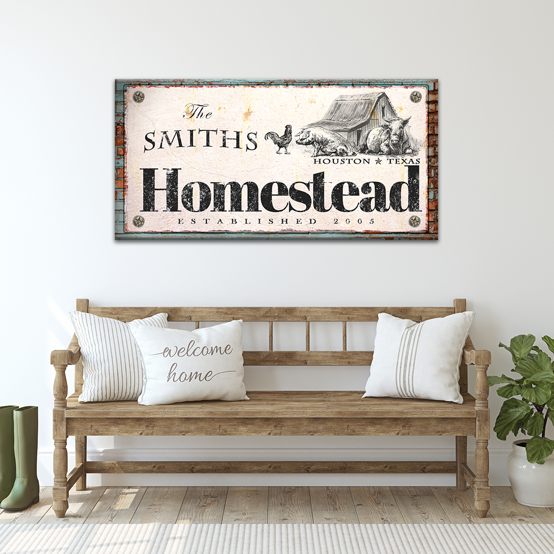 Homestead Sign III on sale at MyriadMart