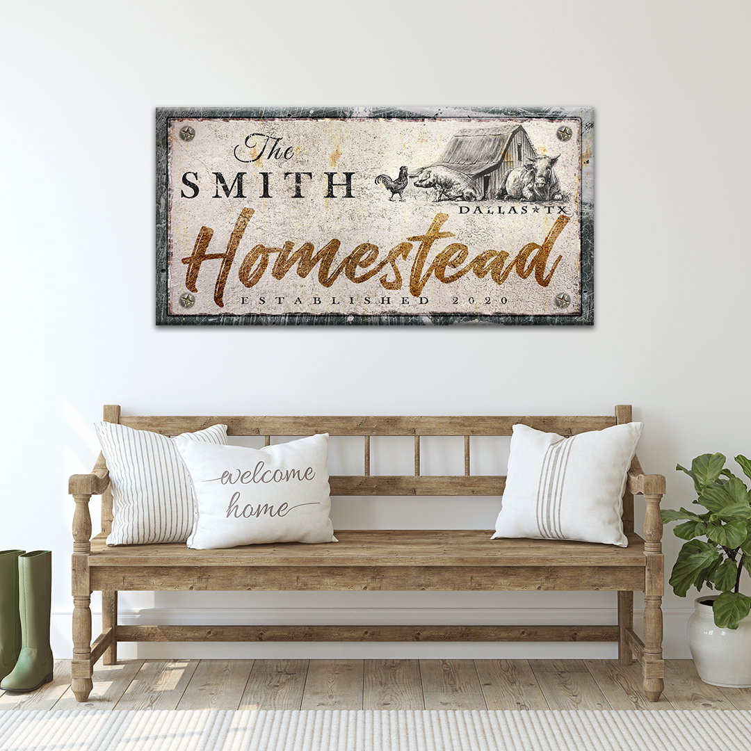 Homestead Sign IV on sale at MyriadMart