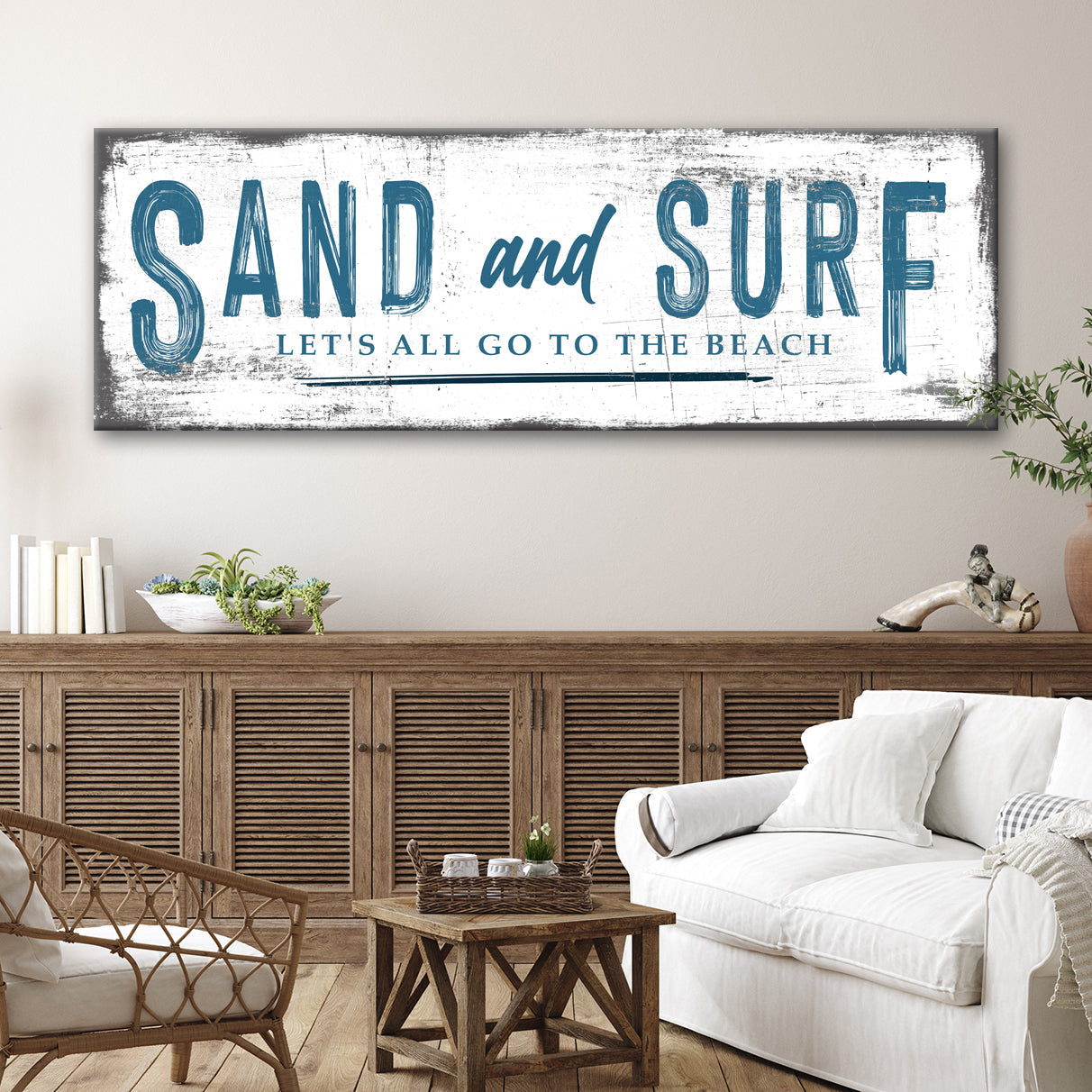 Sand And Surf Sign Free Shipping on sale at MyriadMart