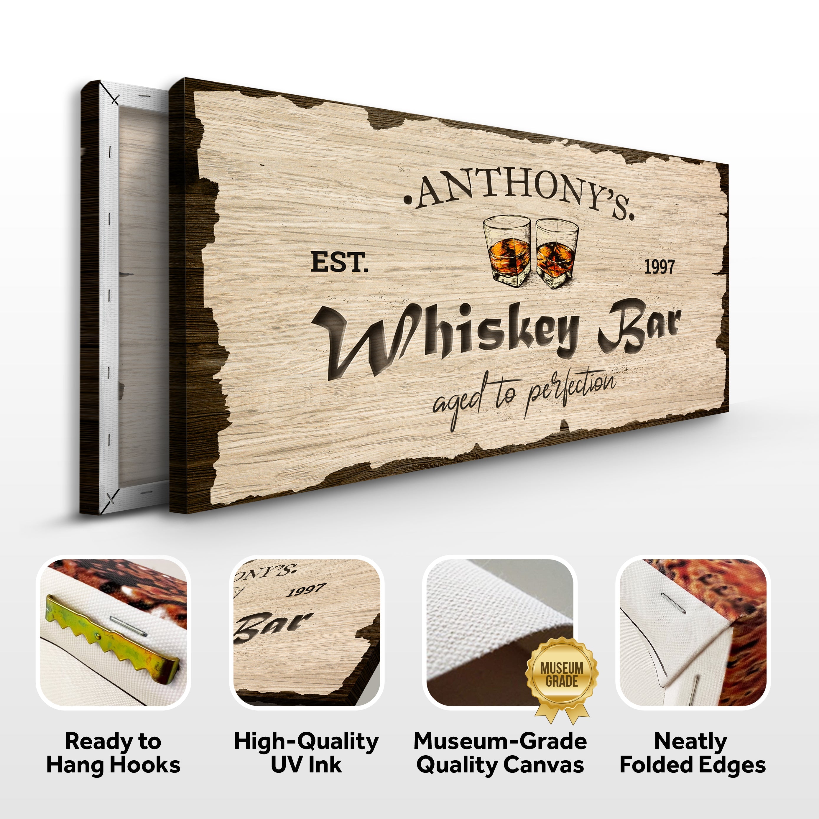 Whiskey Bar Sign II on sale at MyriadMart