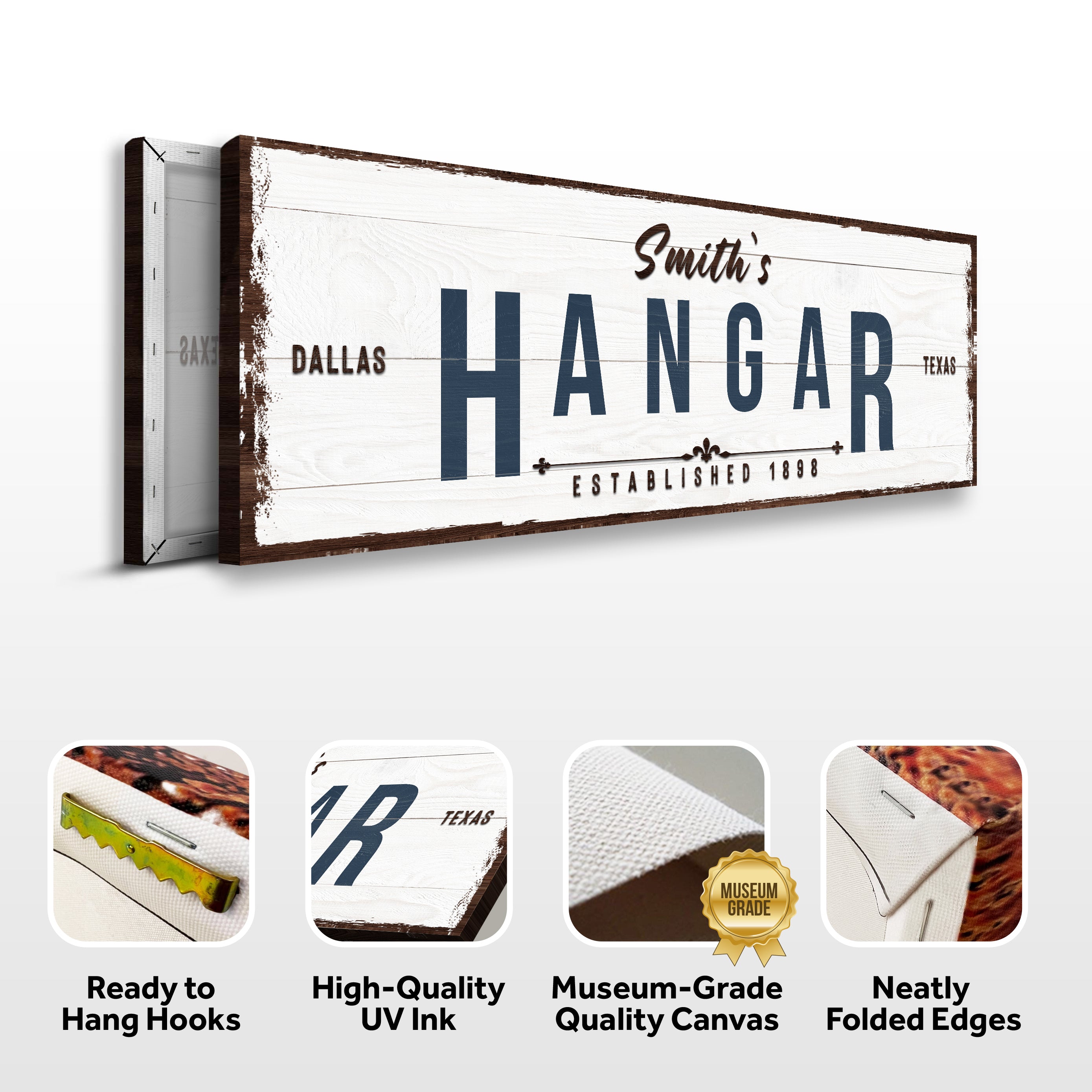 Hangar Sign on sale at MyriadMart