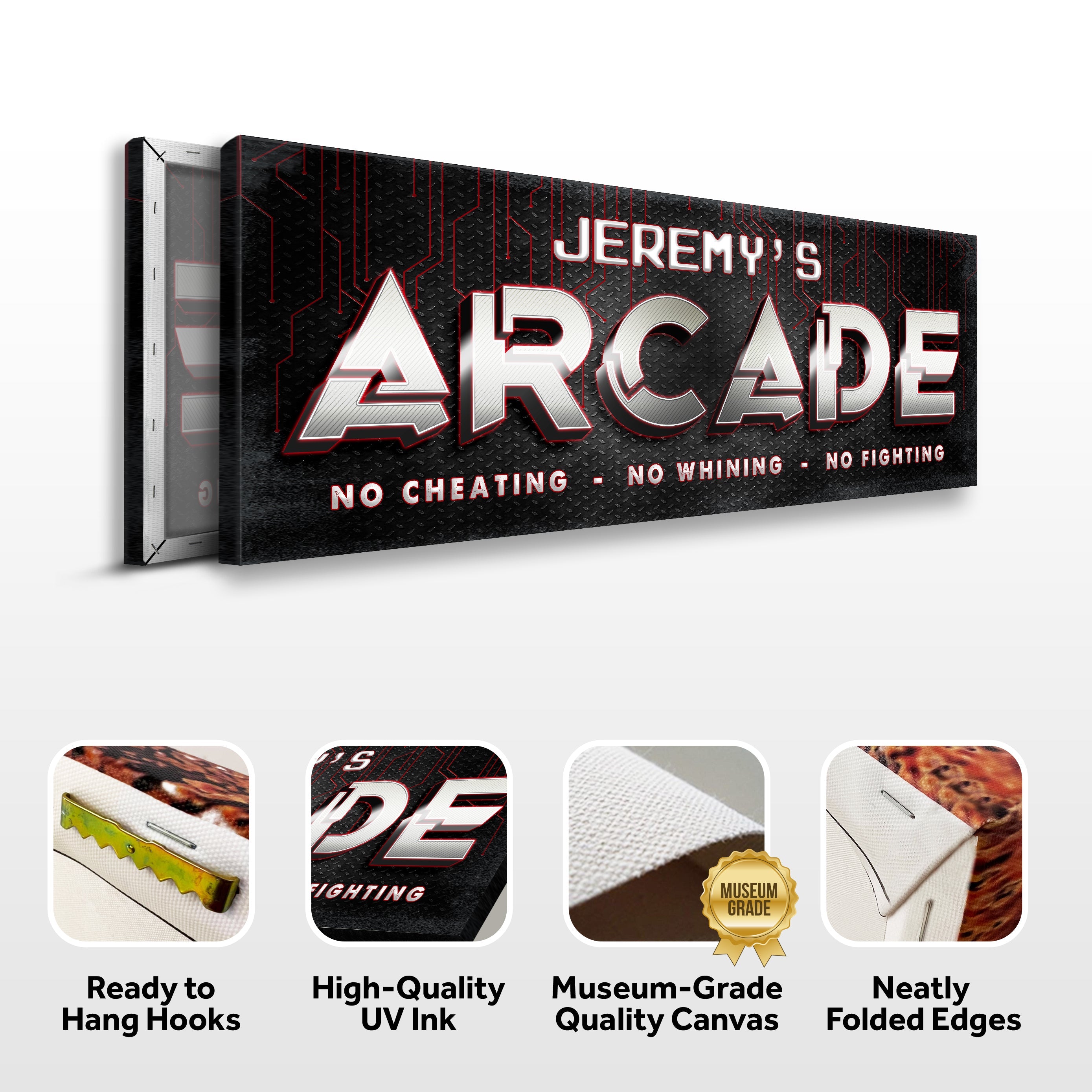 Arcade Family Sign on sale at MyriadMart