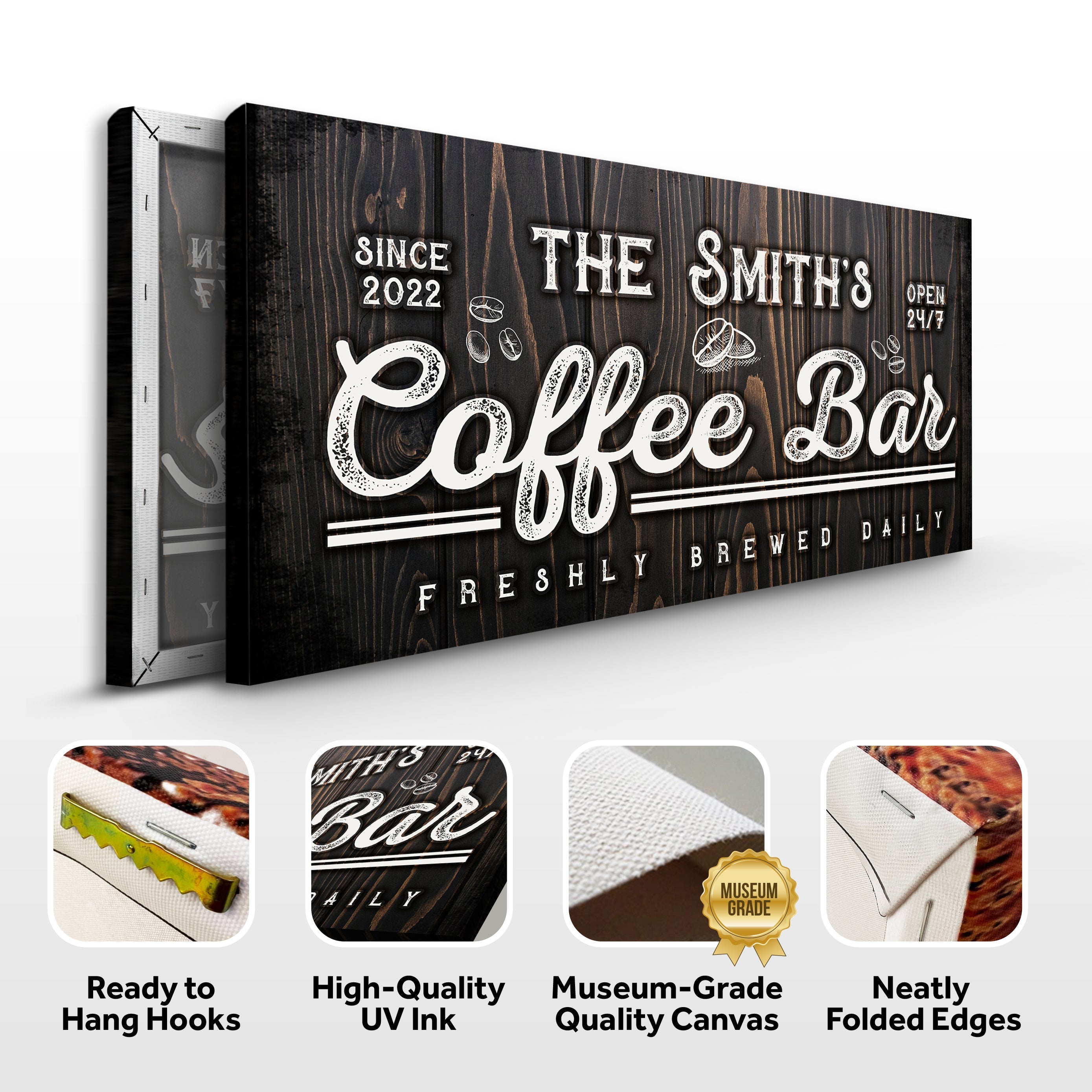 Family Coffee Bar Sign on sale at MyriadMart