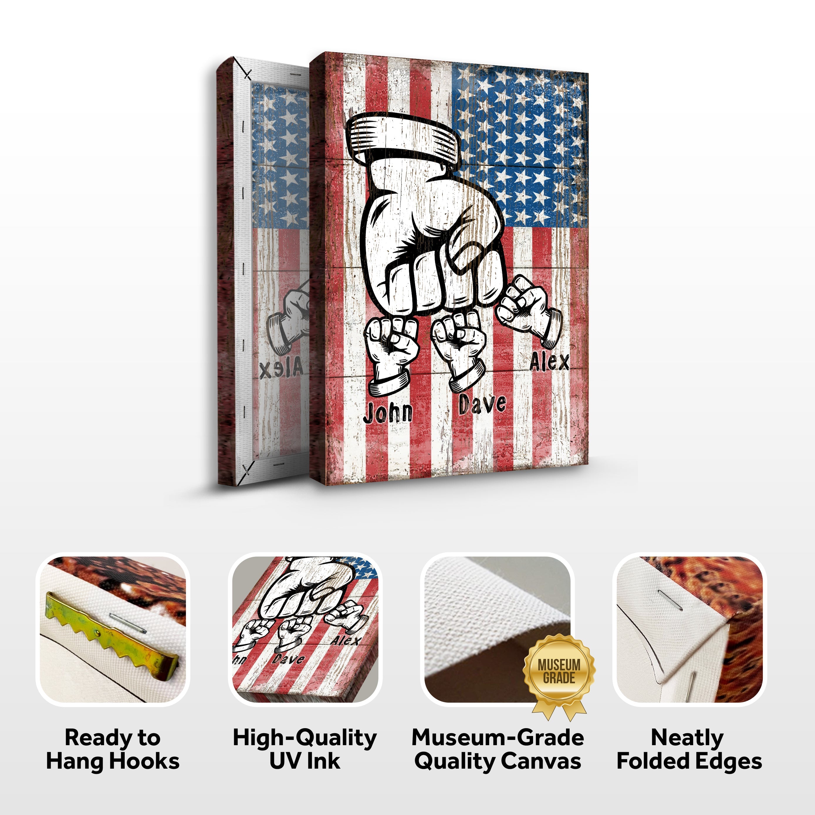 Dad Fist Bump Father's Day Gift Sign on sale at MyriadMart