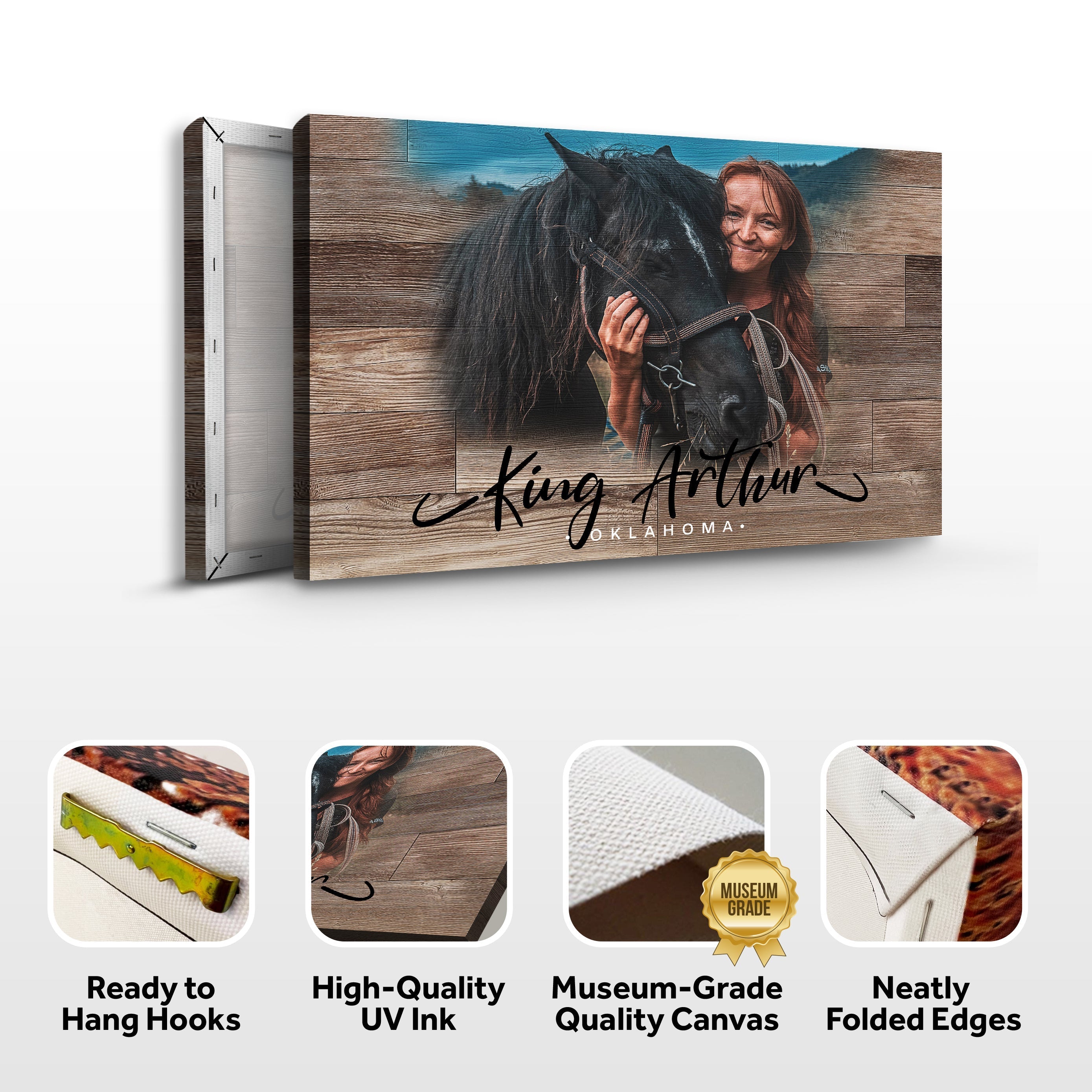 Wooden Animal Portrait Sign on sale at MyriadMart