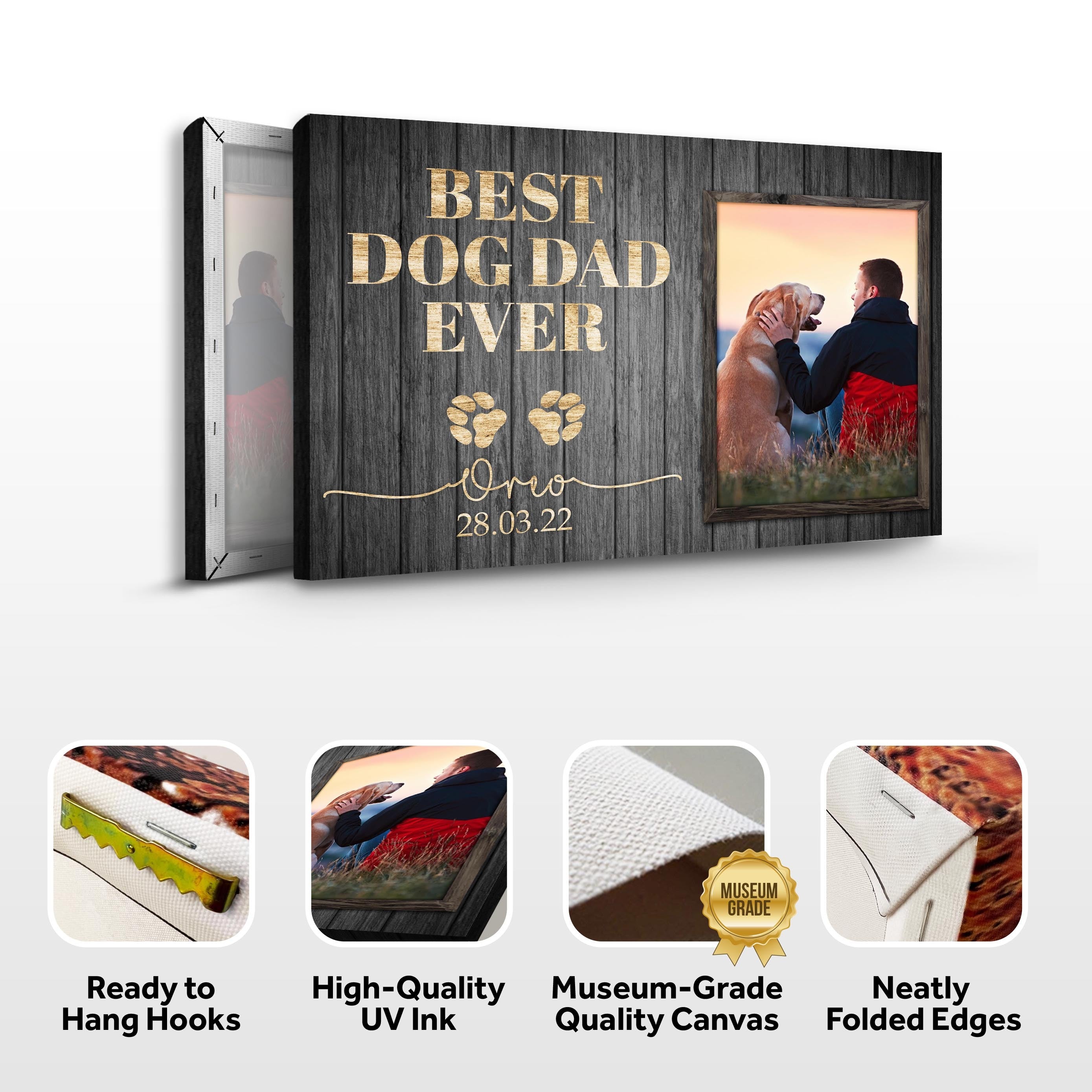 Best Dog Dad Ever Sign II on sale at MyriadMart