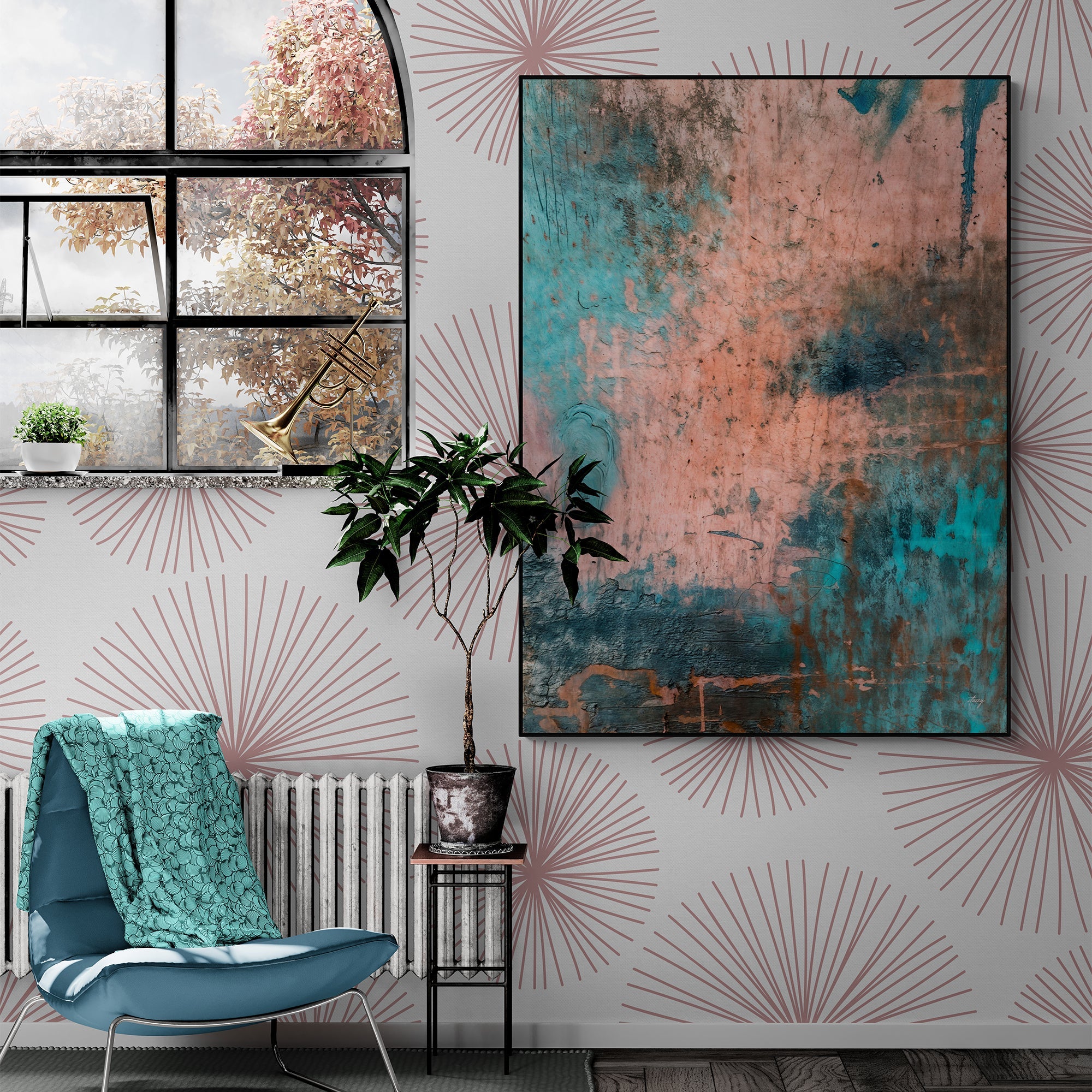 Canvas Print: "Patina Cascade" on sale at MyriadMart