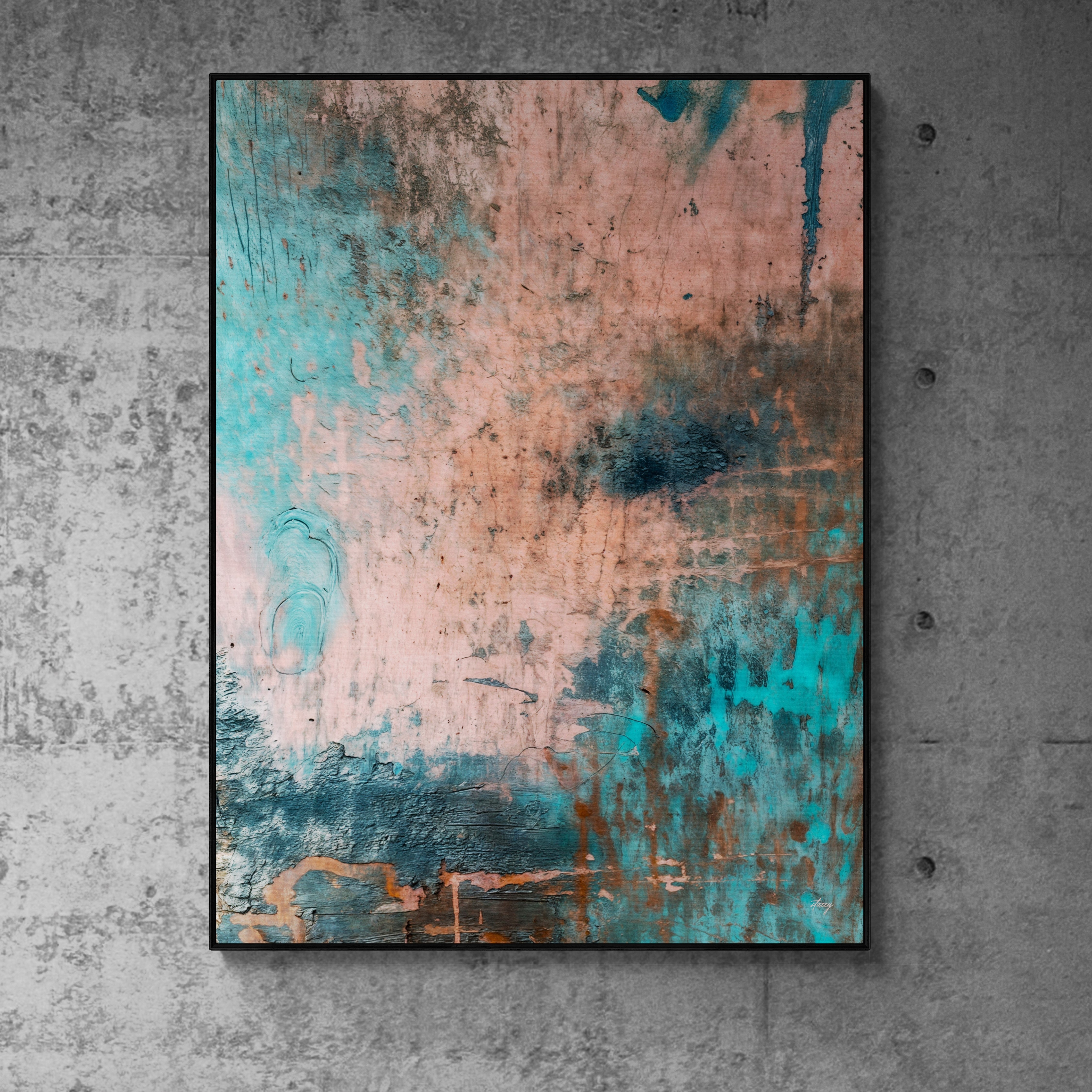 Canvas Print: "Patina Cascade" on sale at MyriadMart