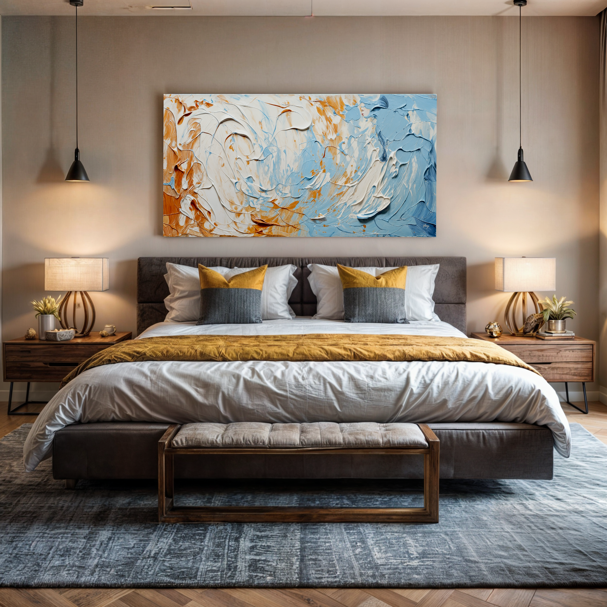 Canvas Print: "Pebble Tides III" on sale at MyriadMart