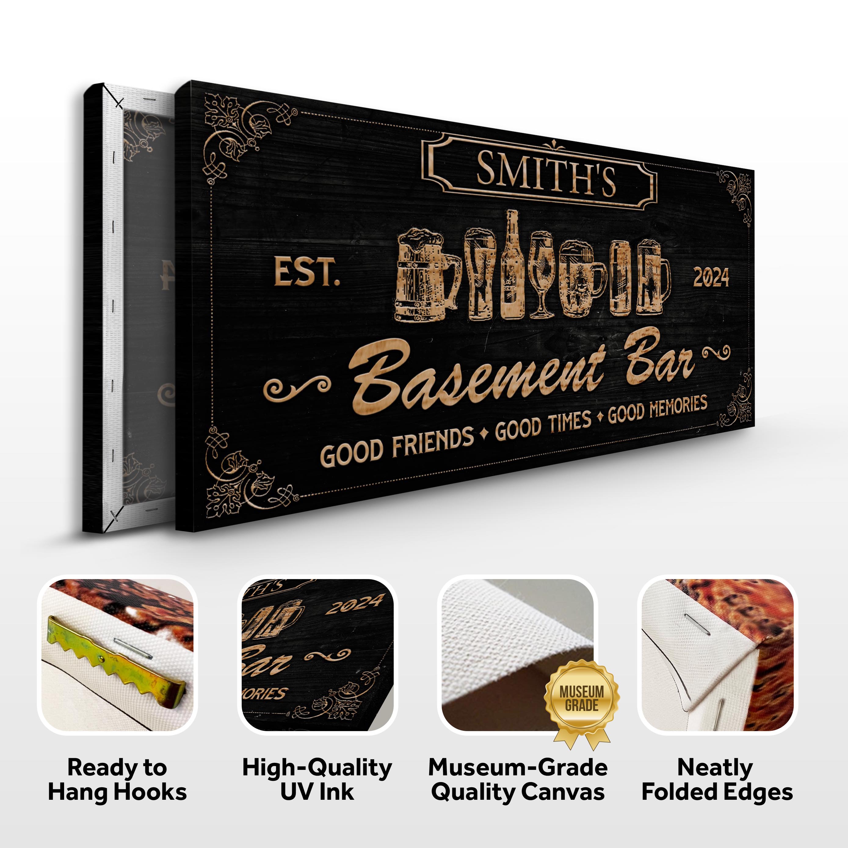 Personalized Basement Bar Sign II on sale at MyriadMart