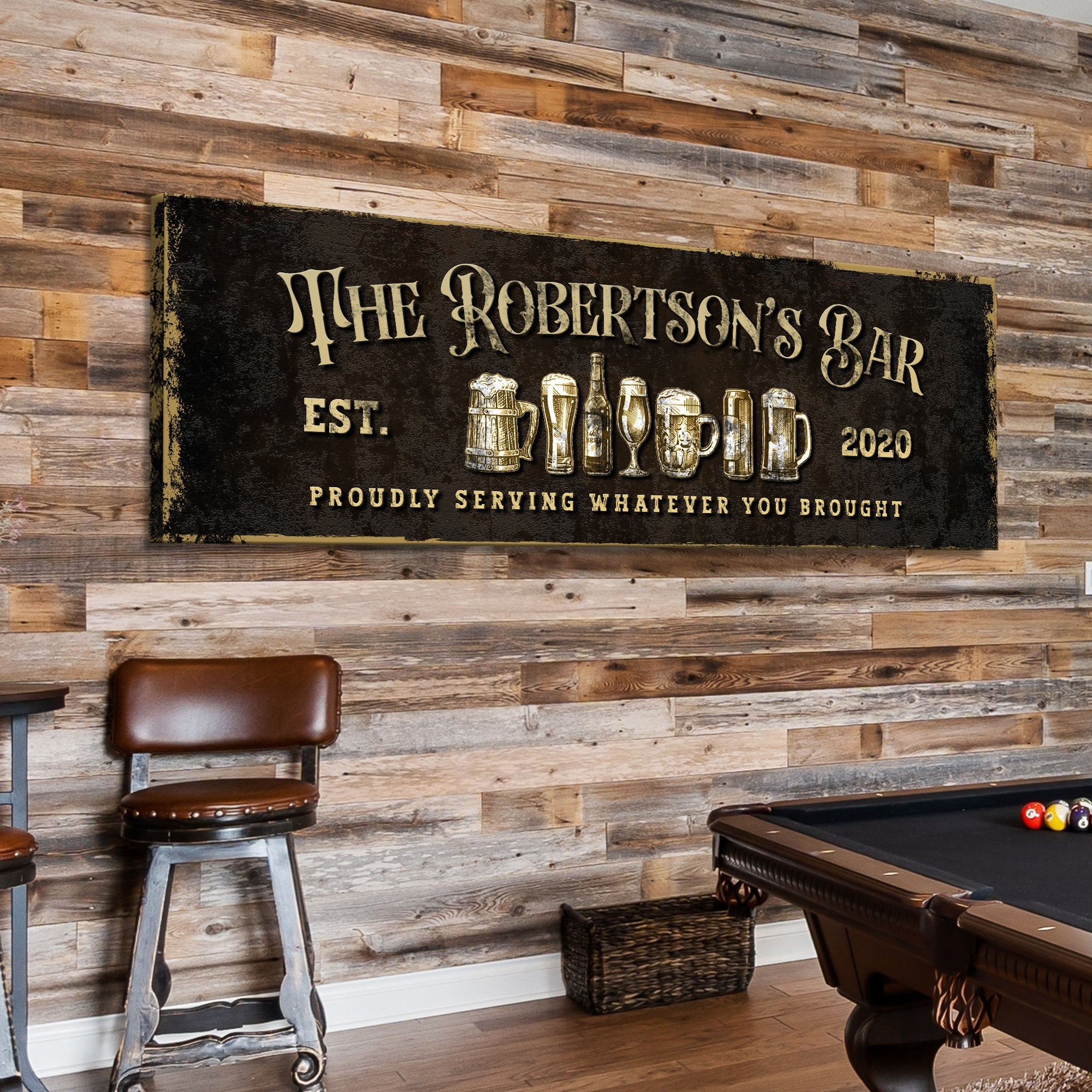 Personalized Bar Sign III on sale at MyriadMart