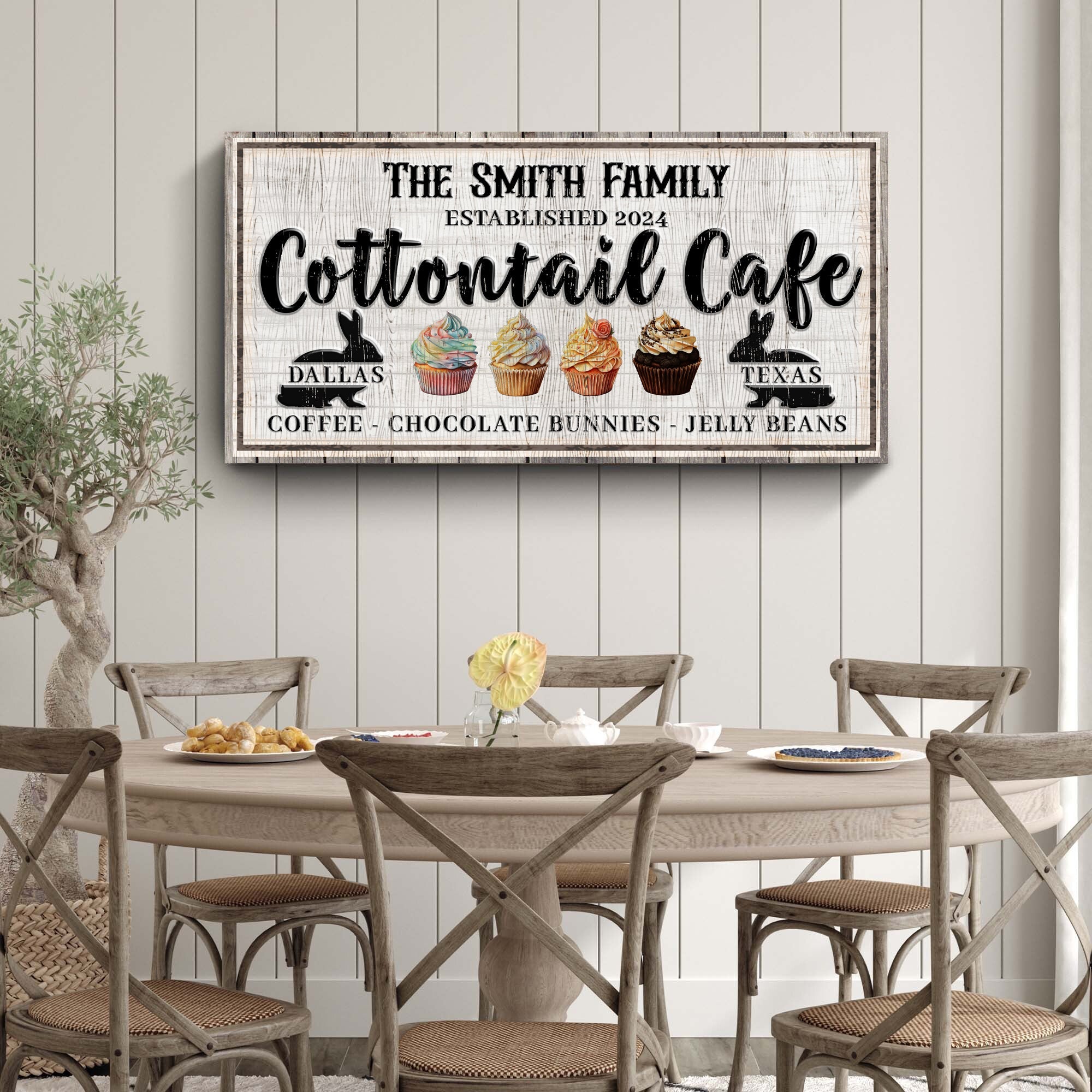 Personalized Easter Bunny Sign II on sale at MyriadMart