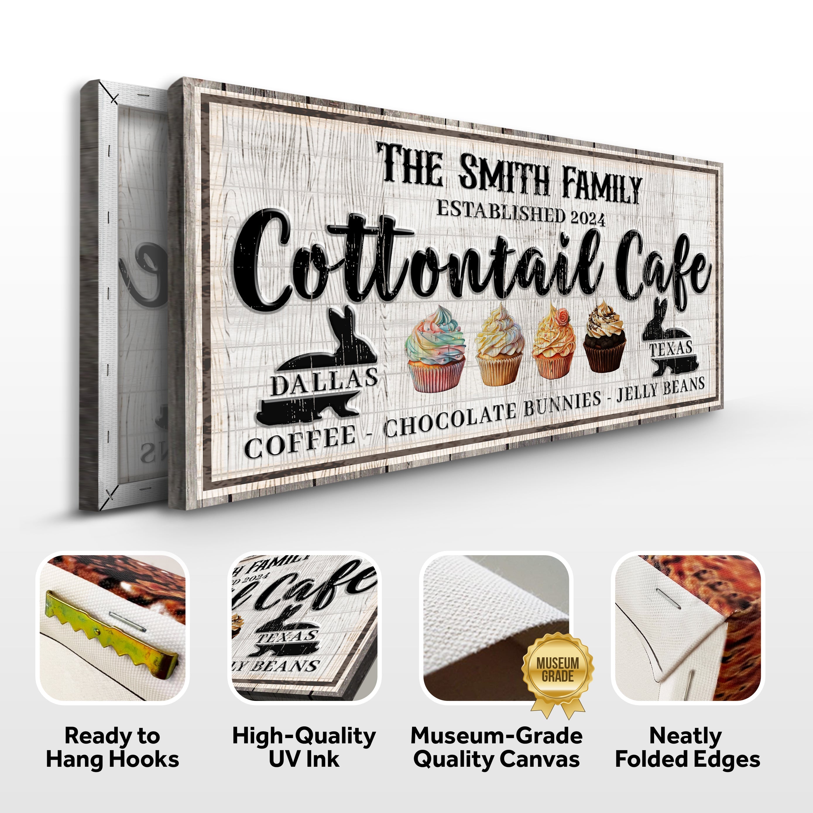 Personalized Easter Bunny Sign II on sale at MyriadMart