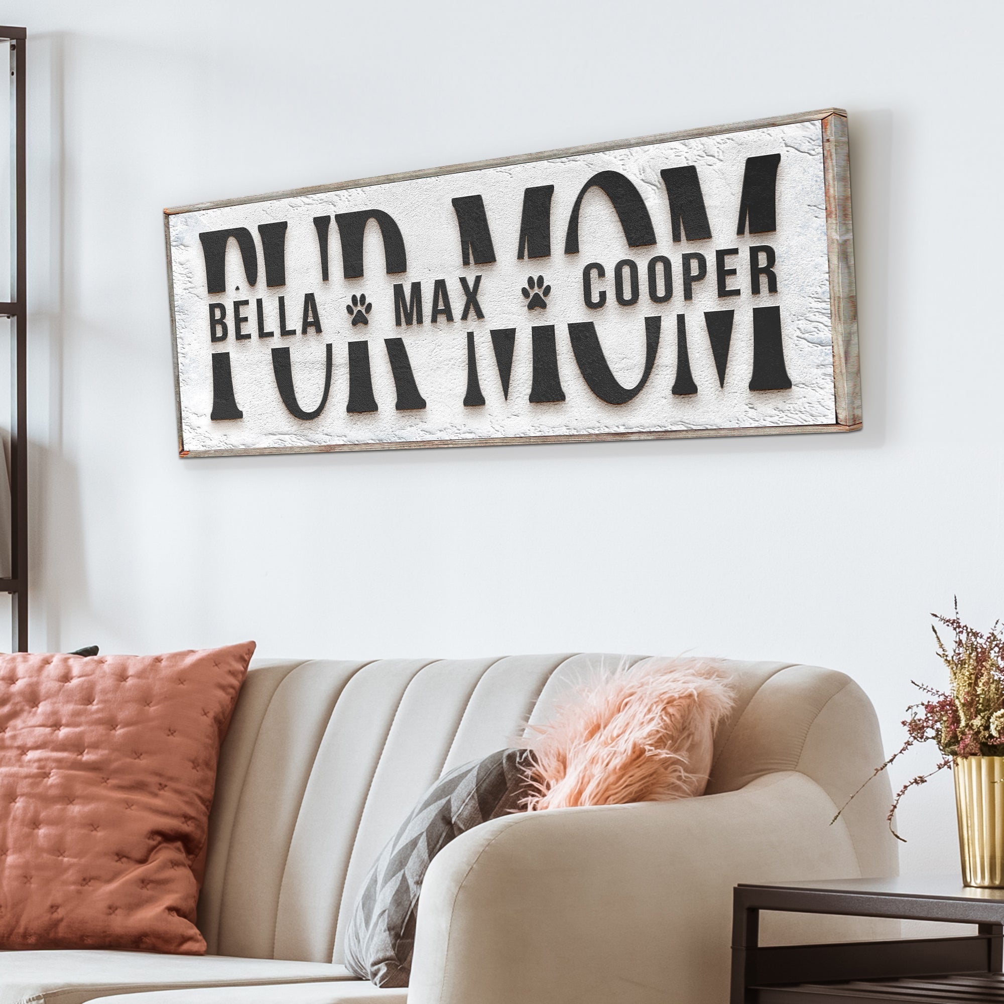 Personalized Fur Mom Sign on sale at MyriadMart