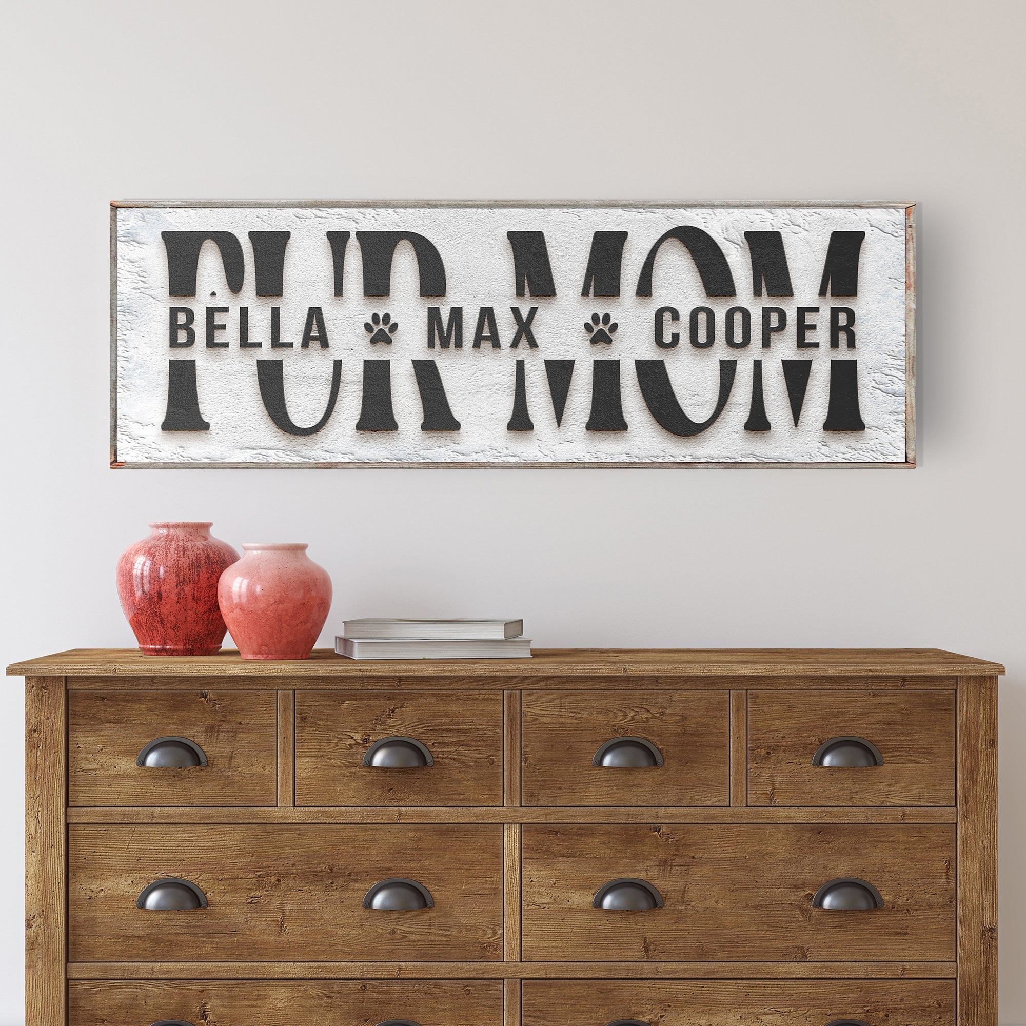 Personalized Fur Mom Sign on sale at MyriadMart